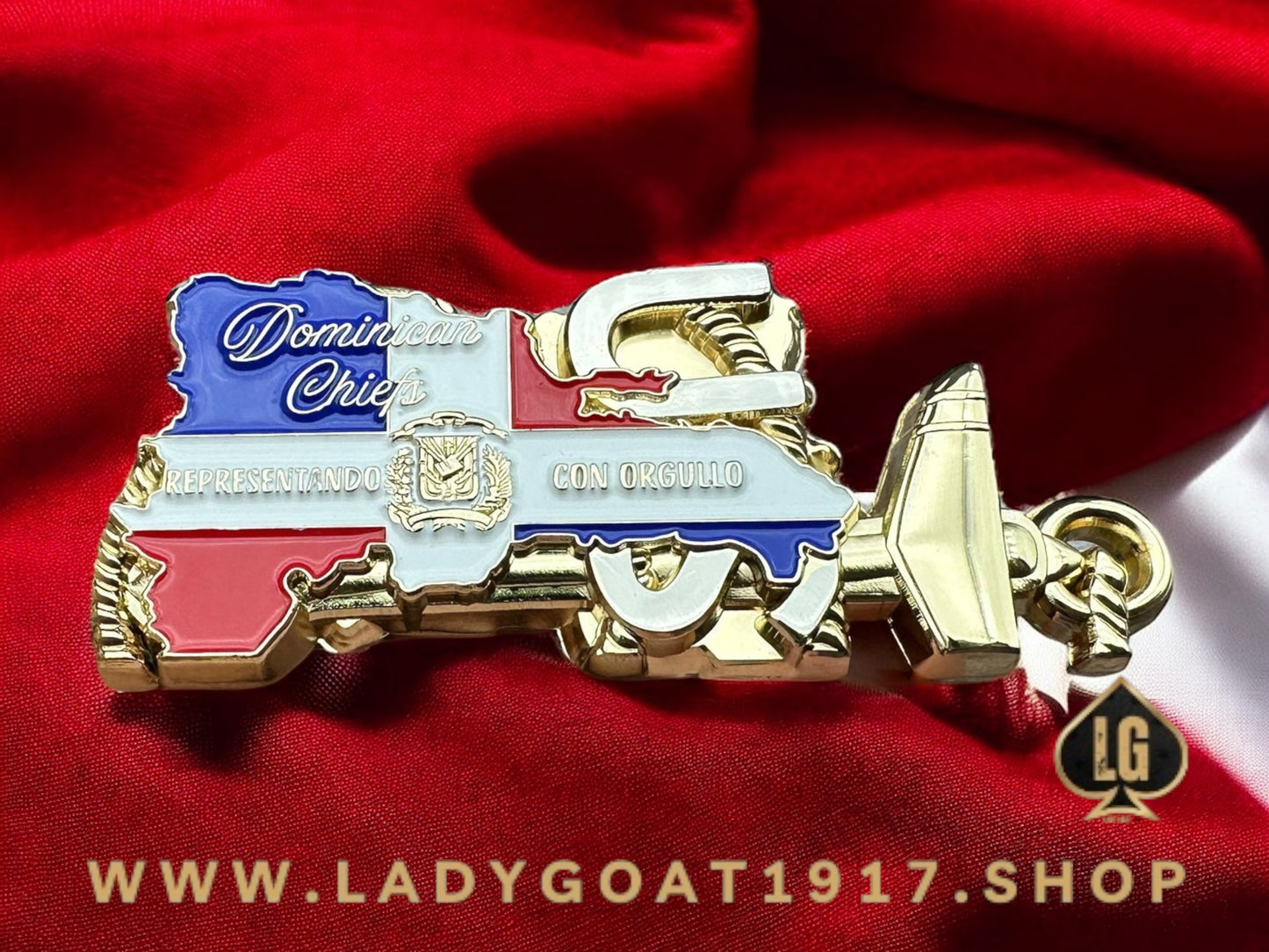DR  🇩🇴 Goat Challenge Coin 25”