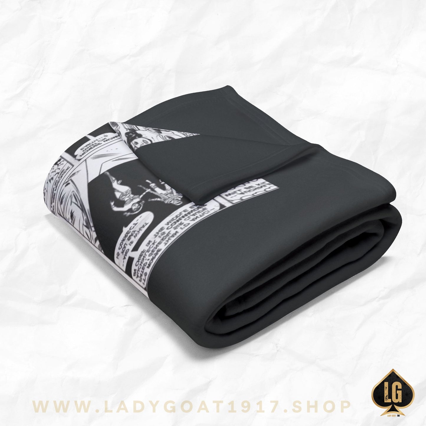 News Flash Comic Fleece Blanket