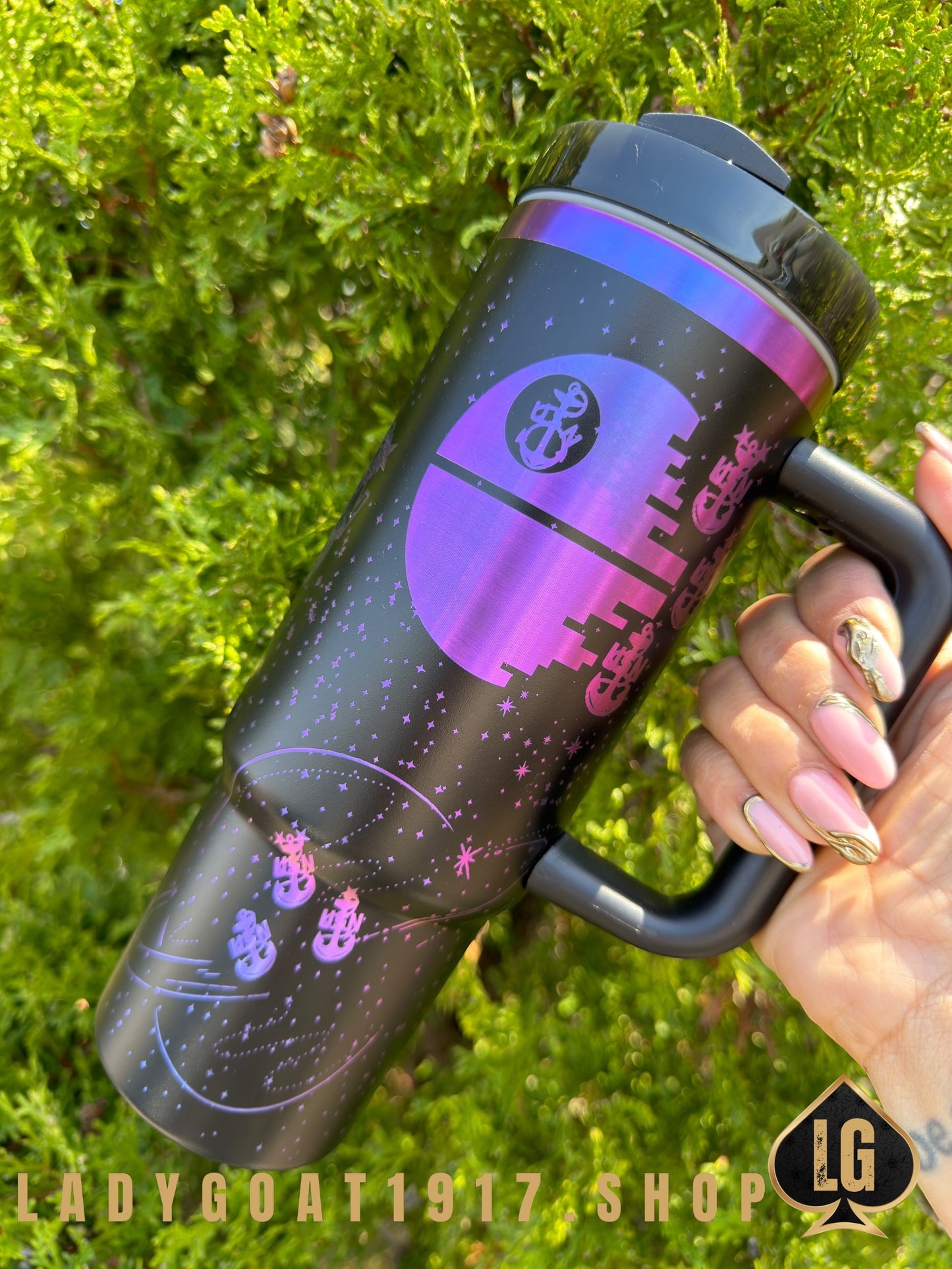 Live by the creed Black OD Tumbler 30 oz