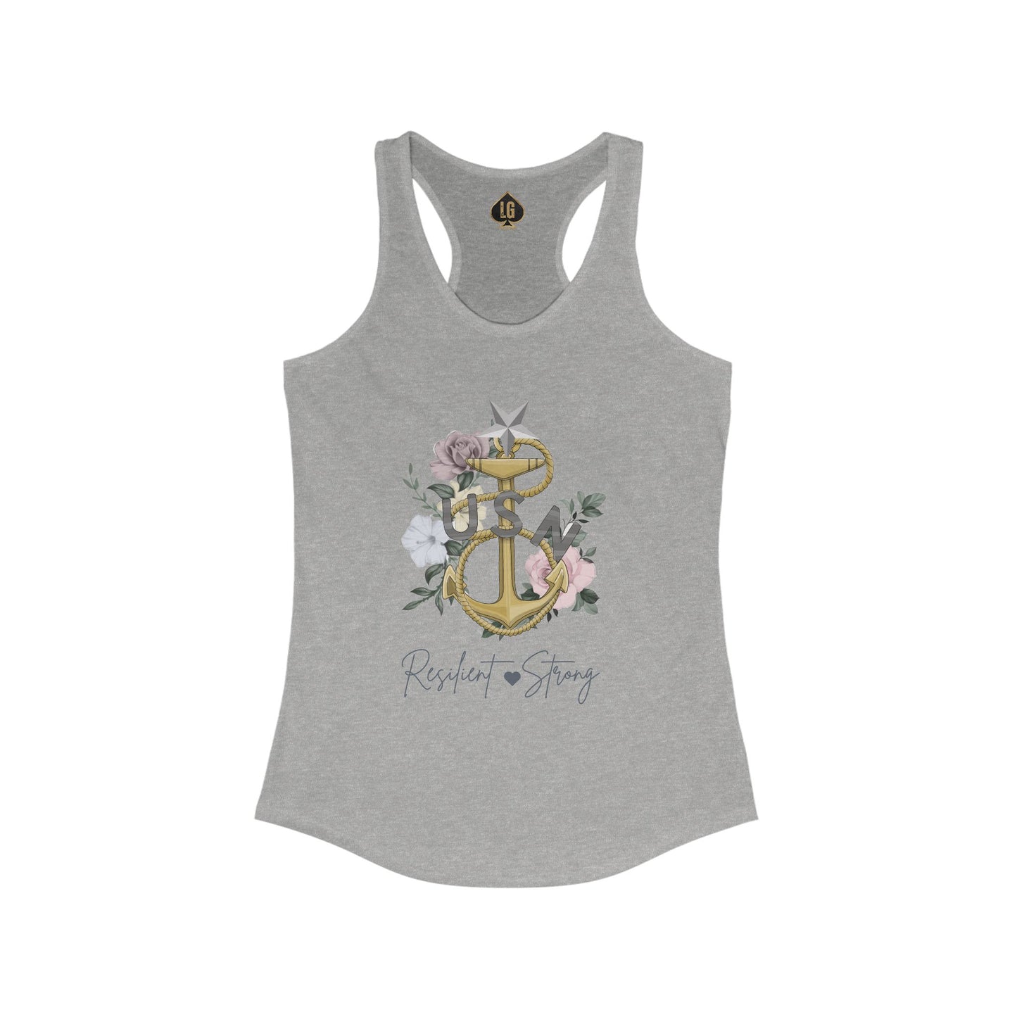 Resilient and Strong V8 Women's Ideal Racerback Tank