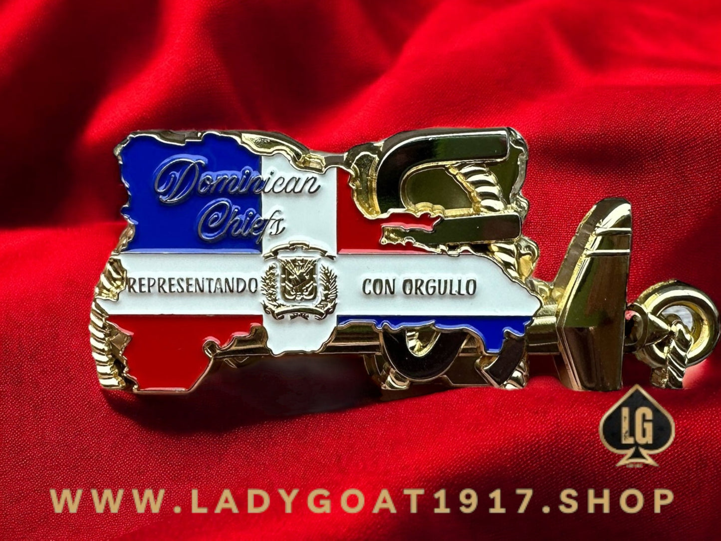 DR  🇩🇴 Goat Challenge Coin 25”