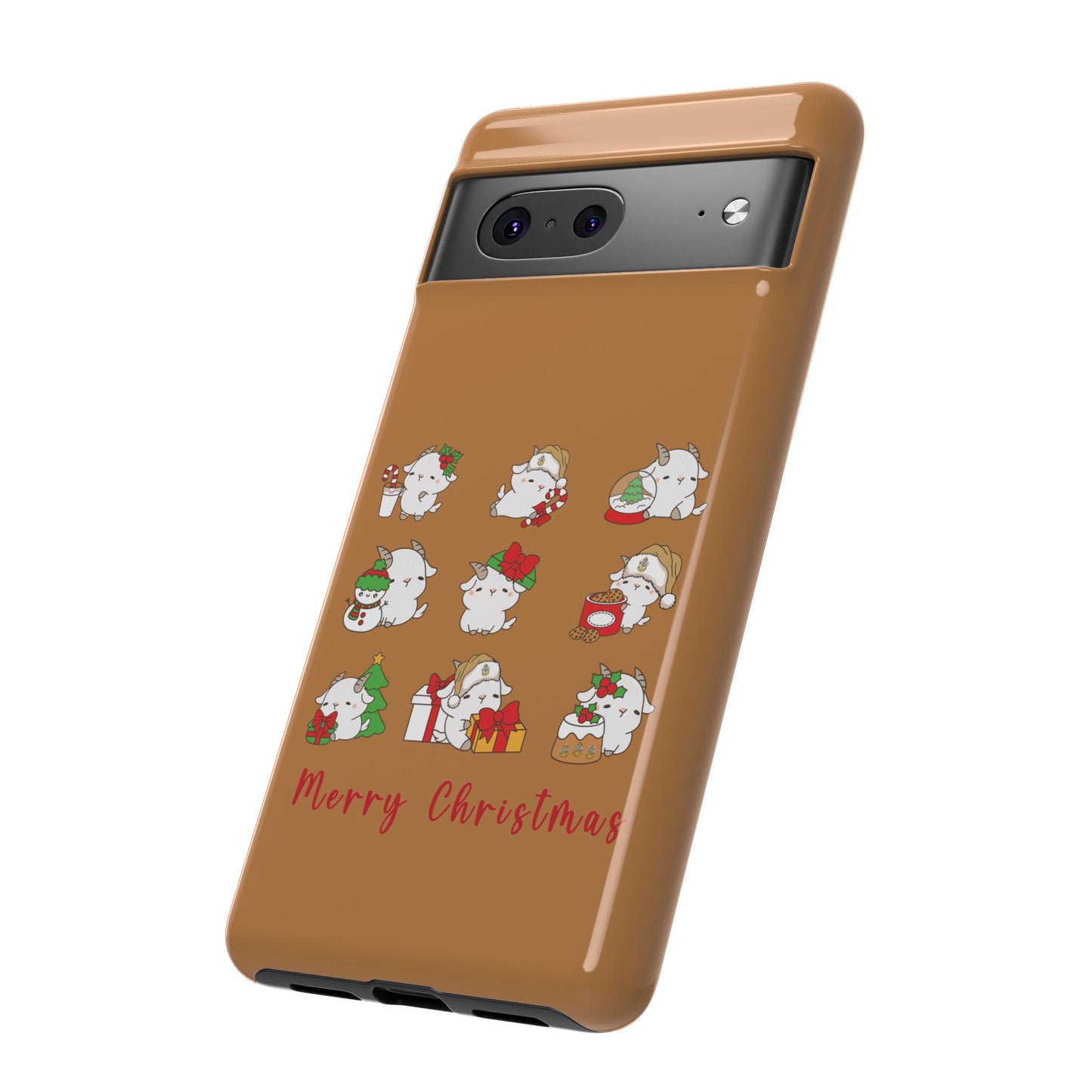Hello Goat Christmas V1 Tough Phone Case