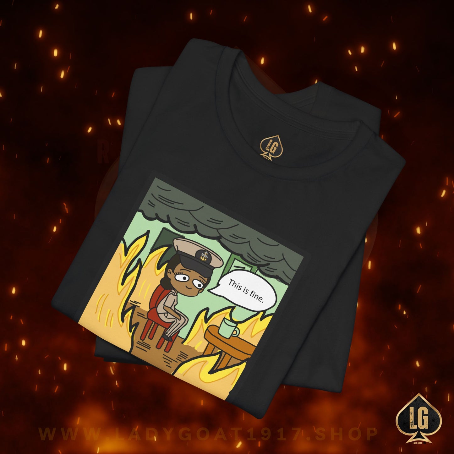This is Fine ! V5 SCPO Unisex Tee