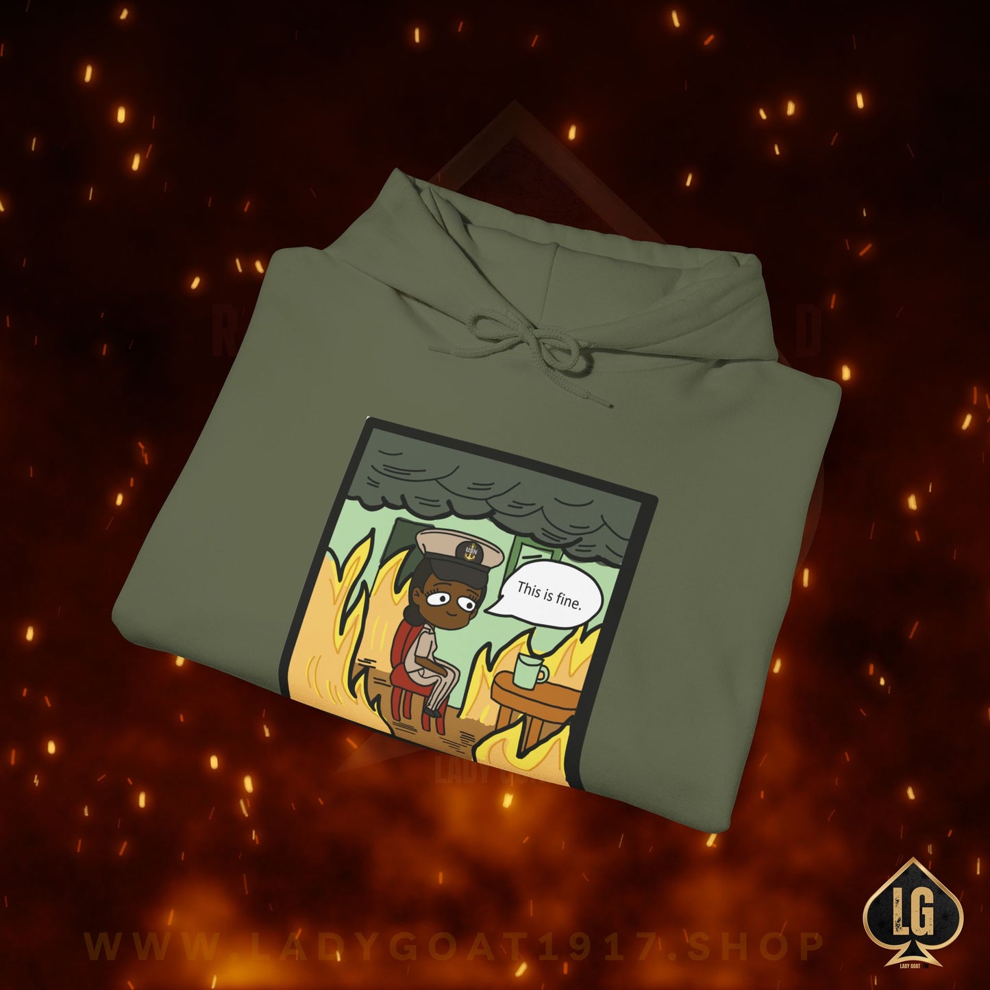 This is Fine ! V6 CPO Unisex Hoodie
