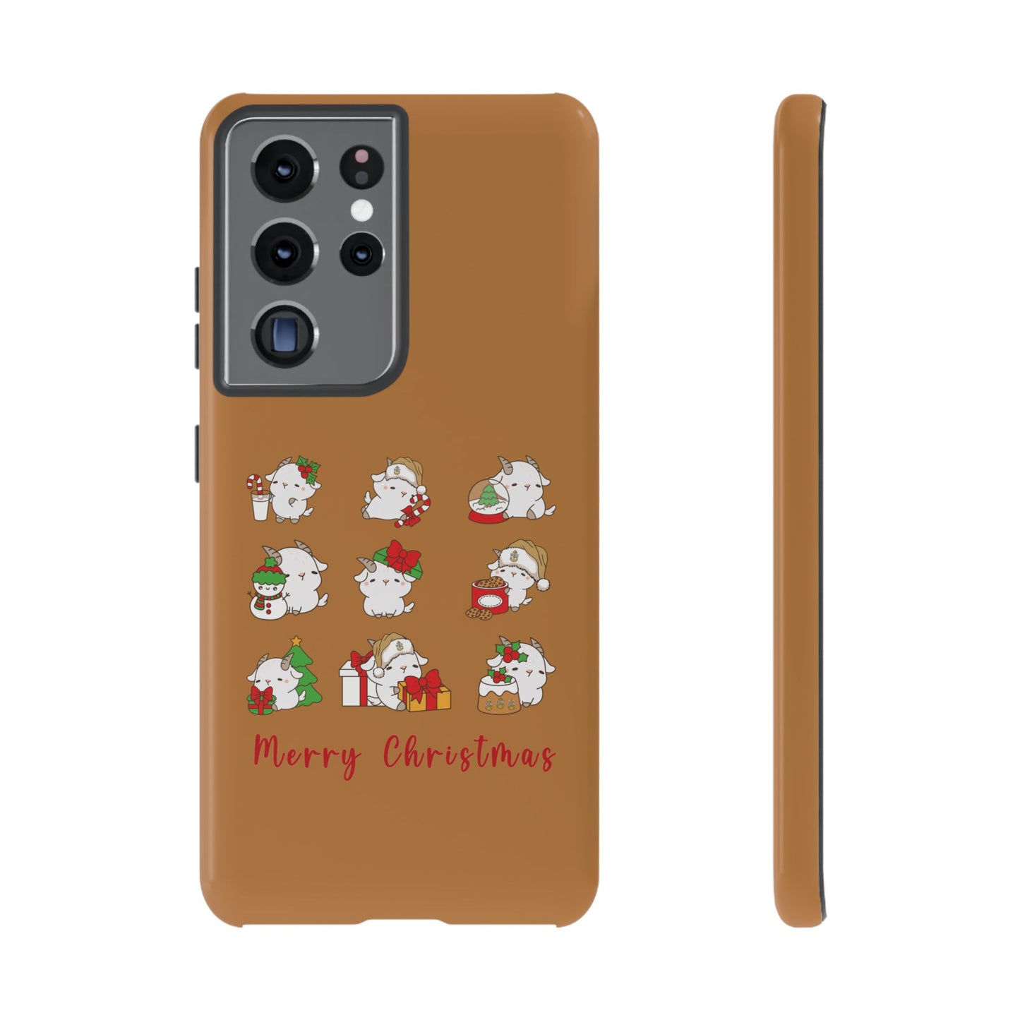 Hello Goat Christmas V1 Tough Phone Case