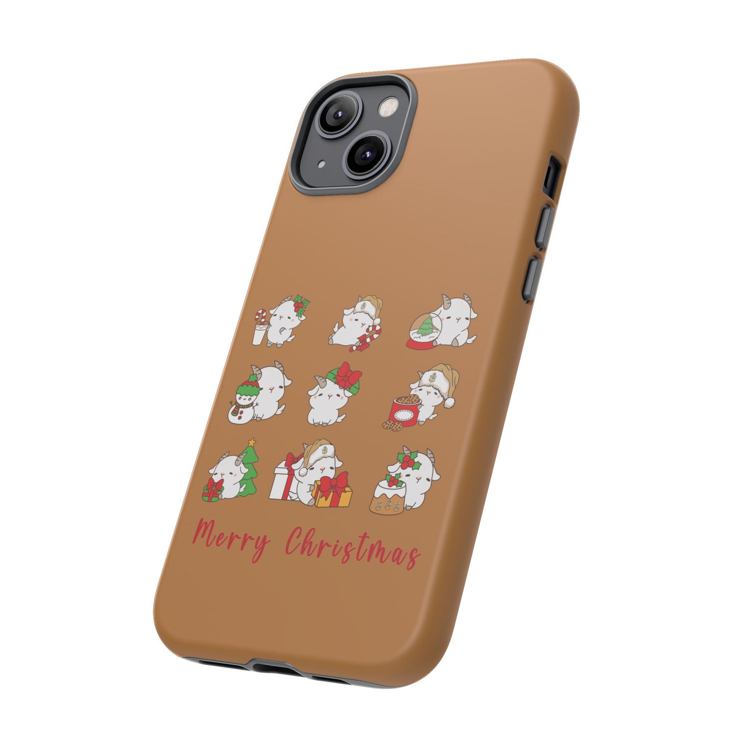 Hello Goat Christmas V1 Tough Phone Case