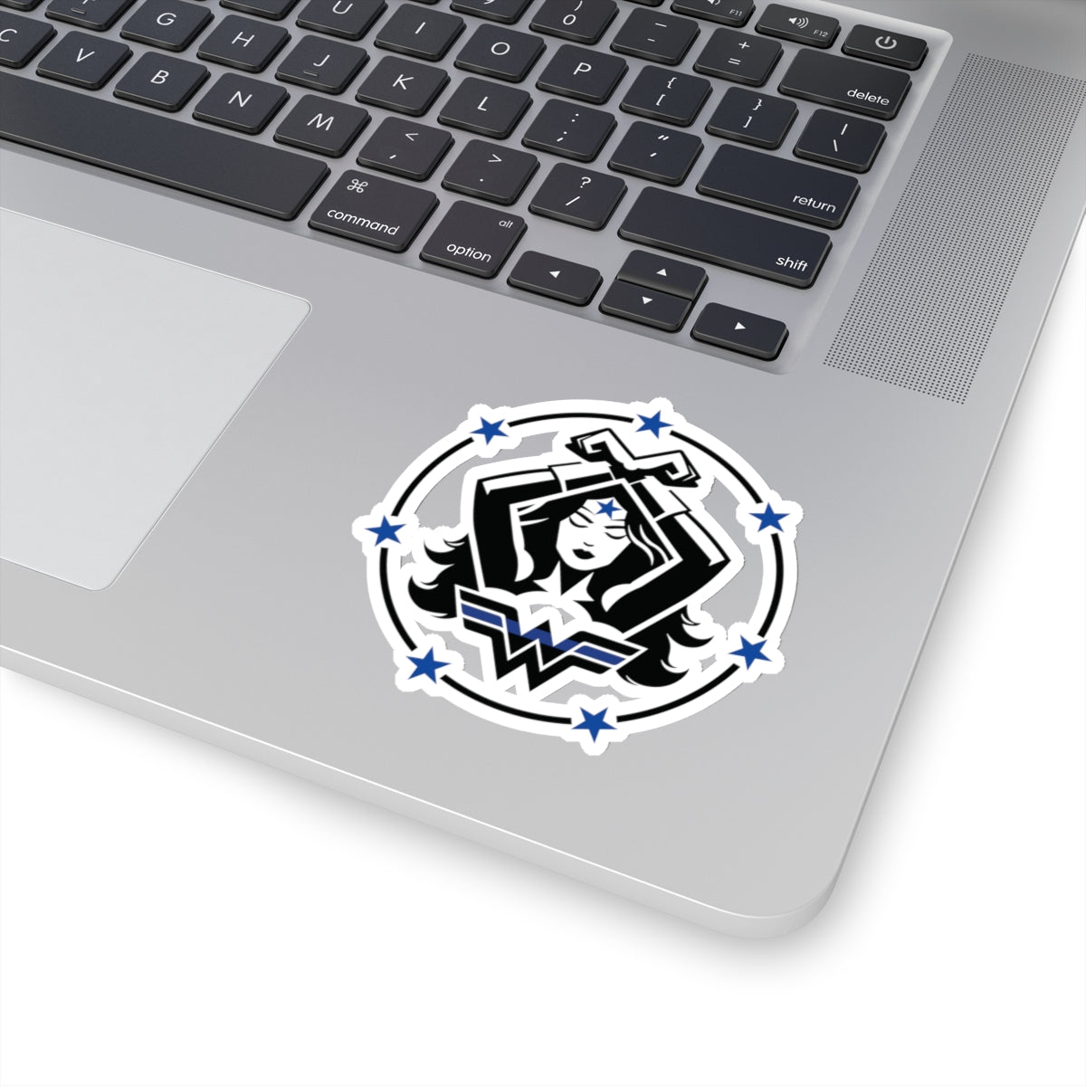 WW Blue Line Sticker V1