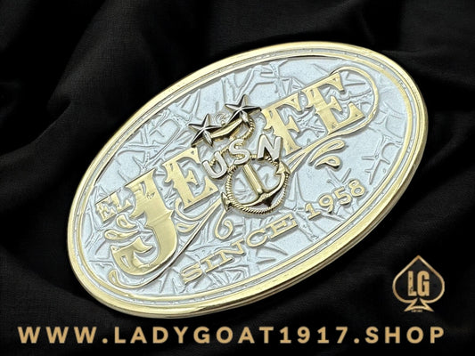 Jefe MCPO Belt Buckle  25"