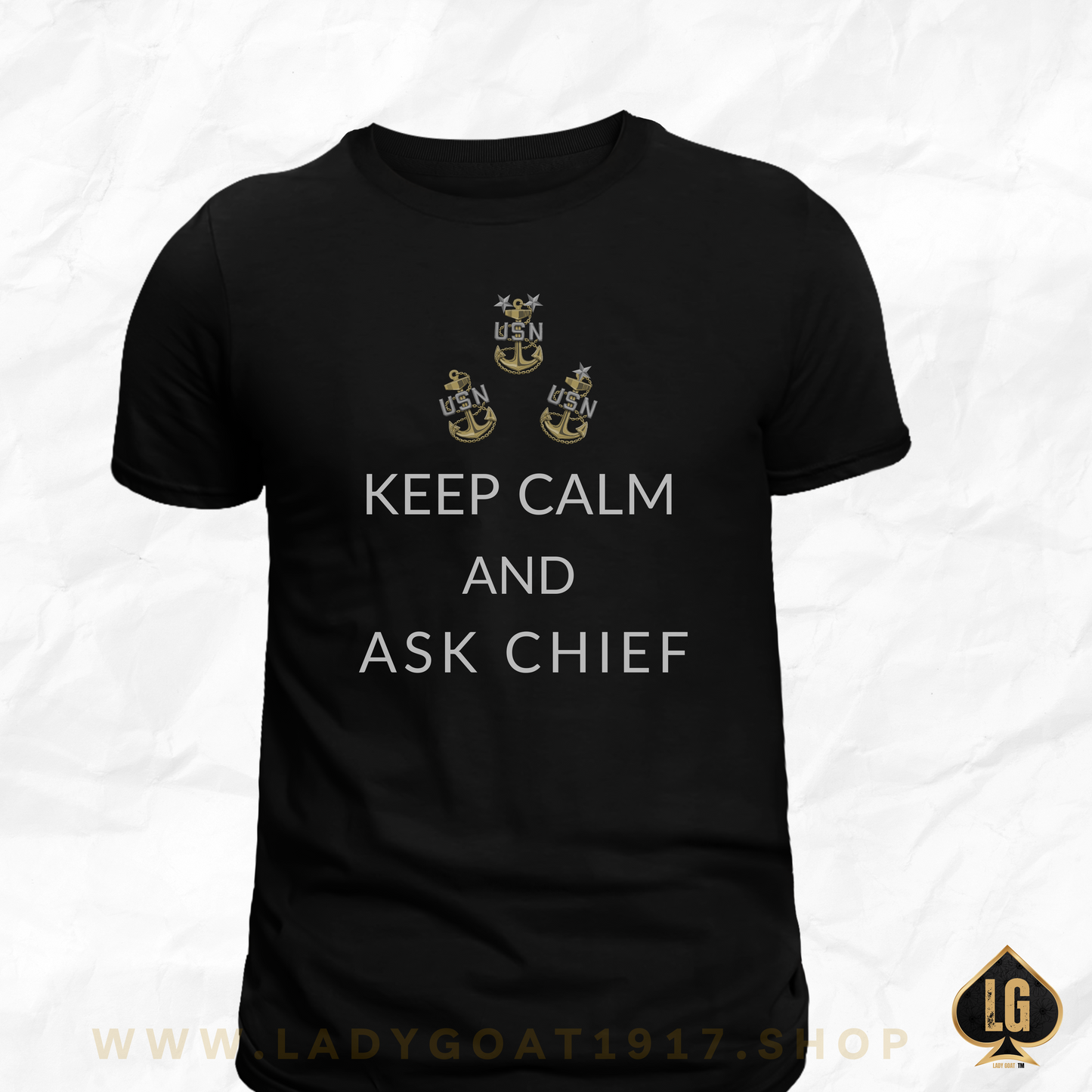 Keep Calm Ask Chief Unisex Tee