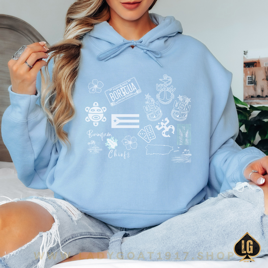 Azul Clarita Unisex Hoodie