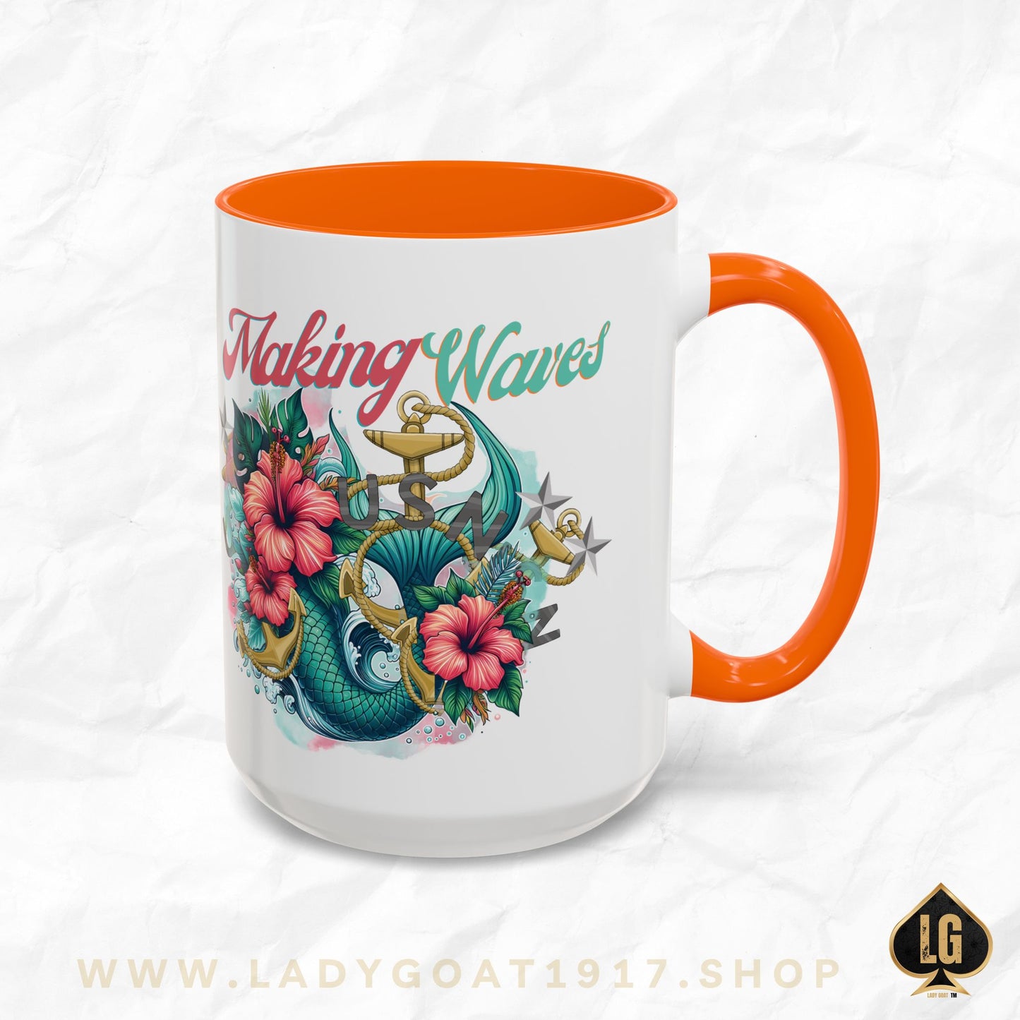 Making Waves Accent Coffee Mug 15oz