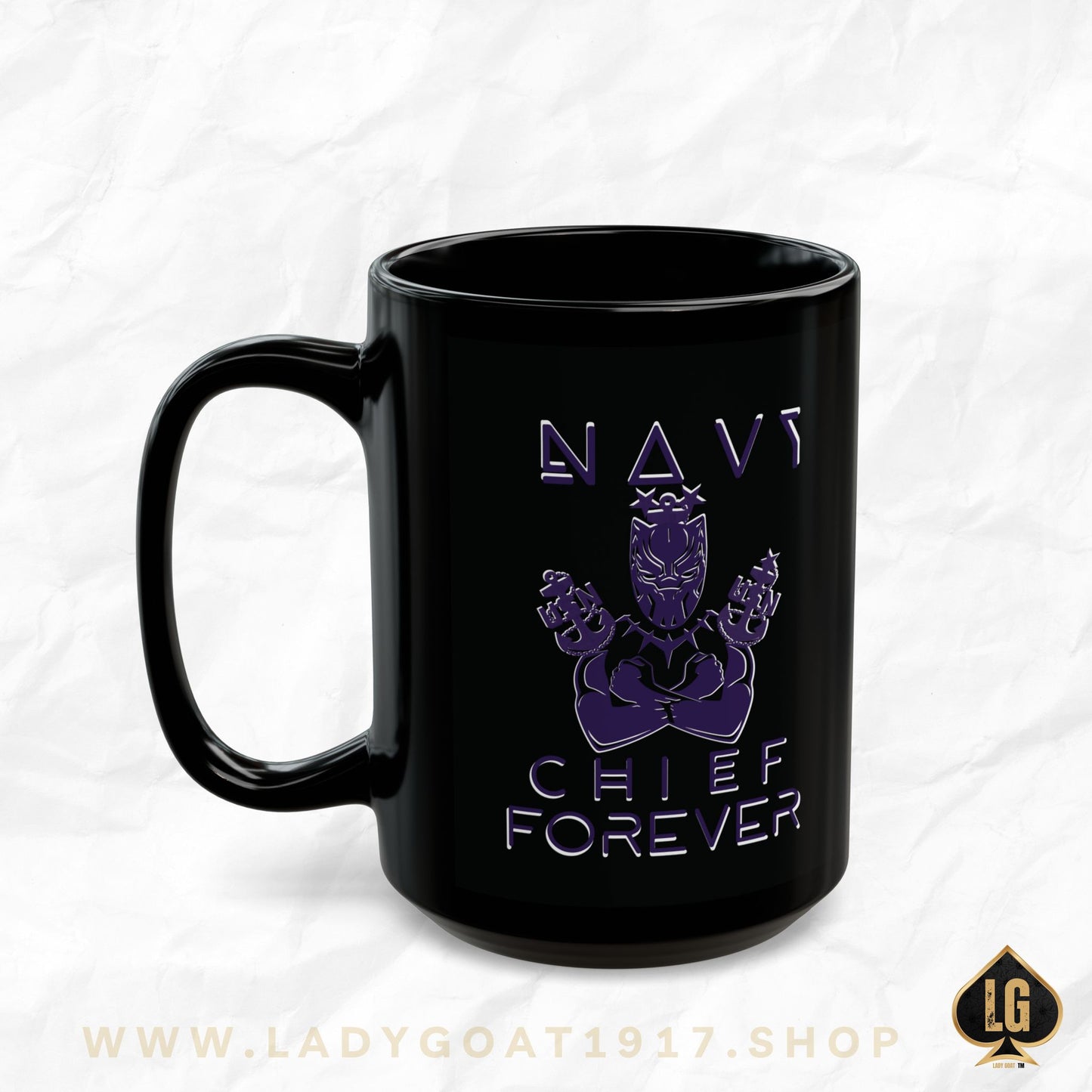 Chief Forever Black Mug