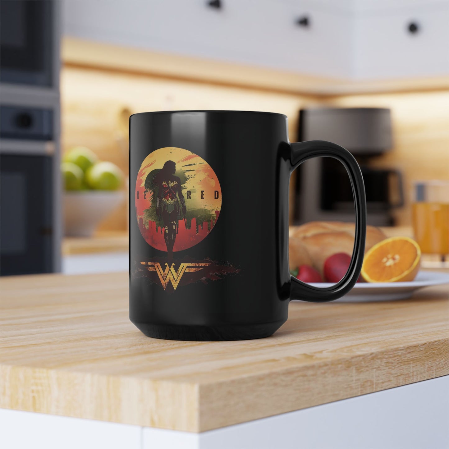 WW Retired Black Mug