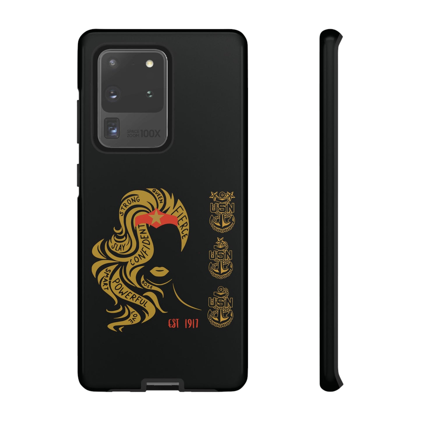 WW OG Long Hair Gold Phone Case