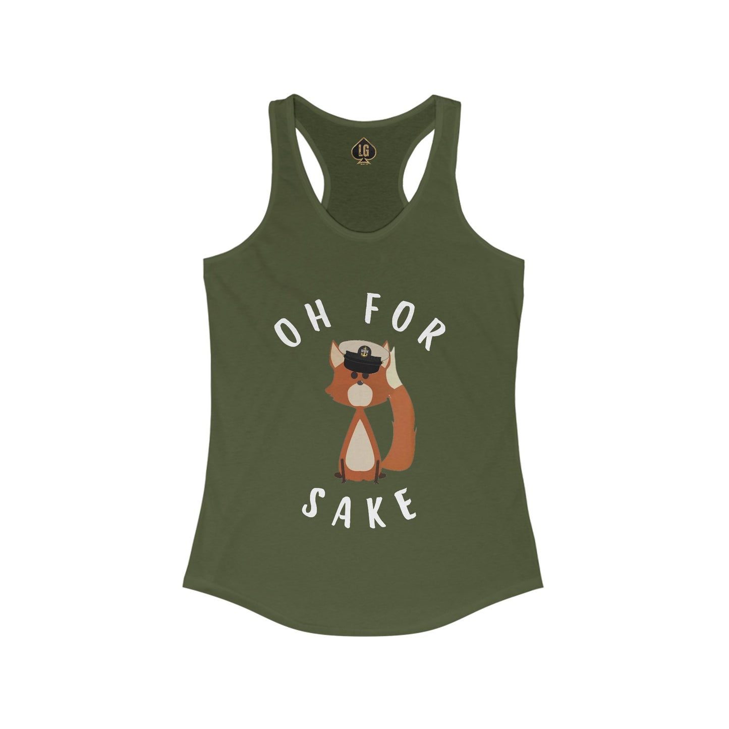 For 🦊 Sake ! Women's Ideal Racerback Tank