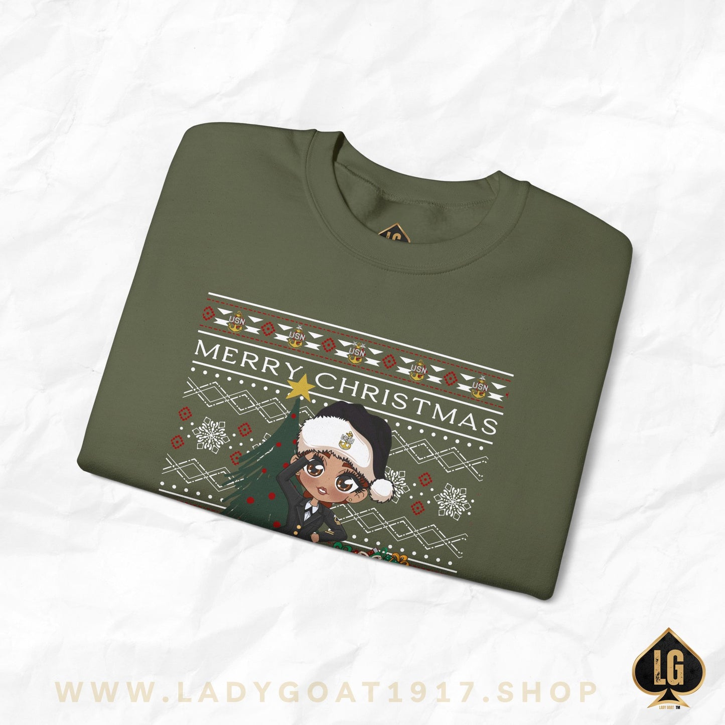 Christmas Blues V6 Crewneck Sweater