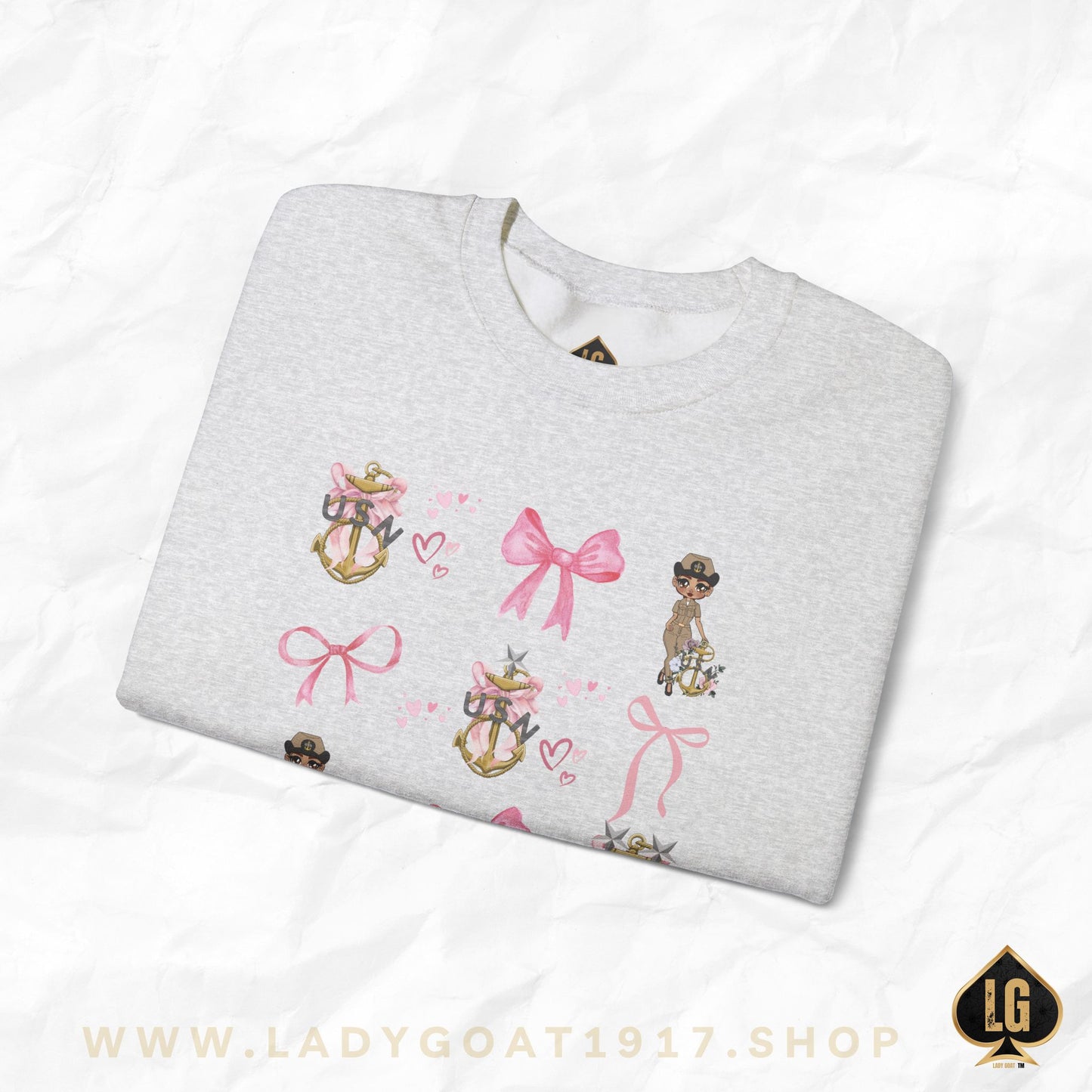 Lady Goat Coquette V8 Crewneck Sweater