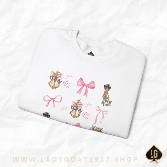 Lady Goat Coquette V5 Crewneck Sweater
