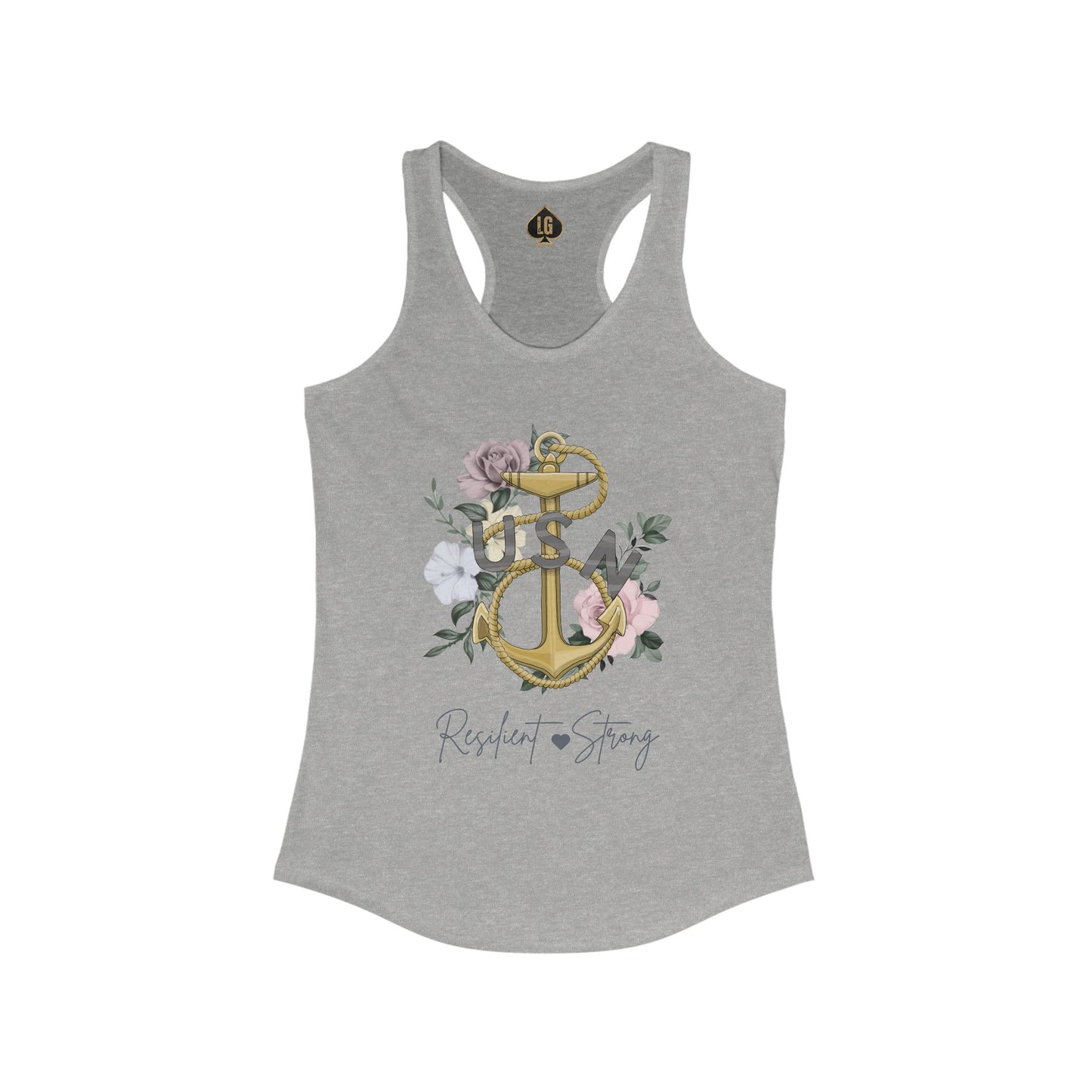 Resilient and Strong V7 Women's Ideal Racerback Tank