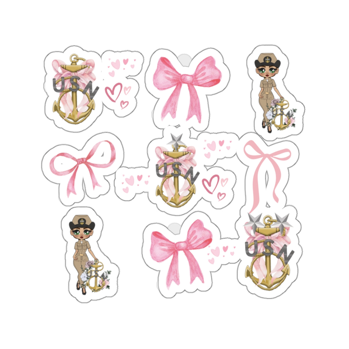 Lady Goat Coquette V6 Stickers