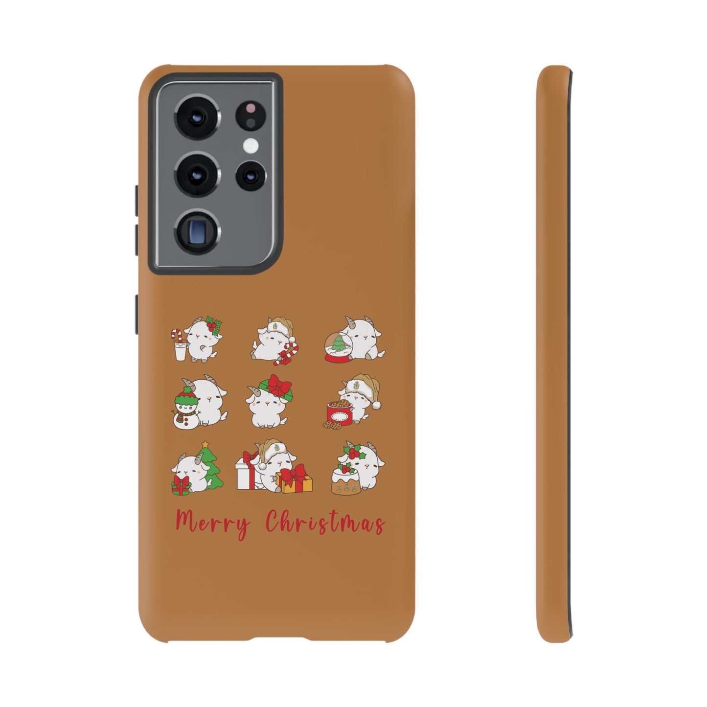 Hello Goat Christmas V1 Tough Phone Case