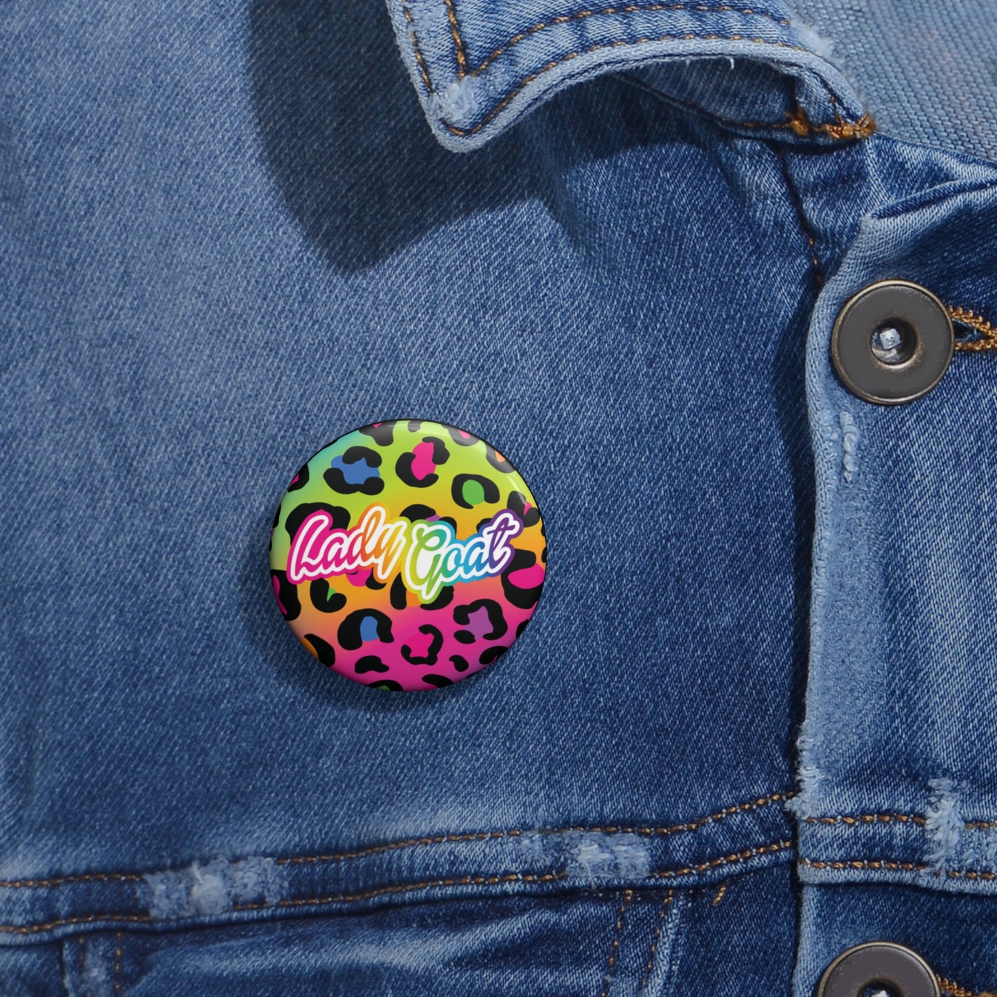 Lady Goat LF Edition Custom Pin Buttons