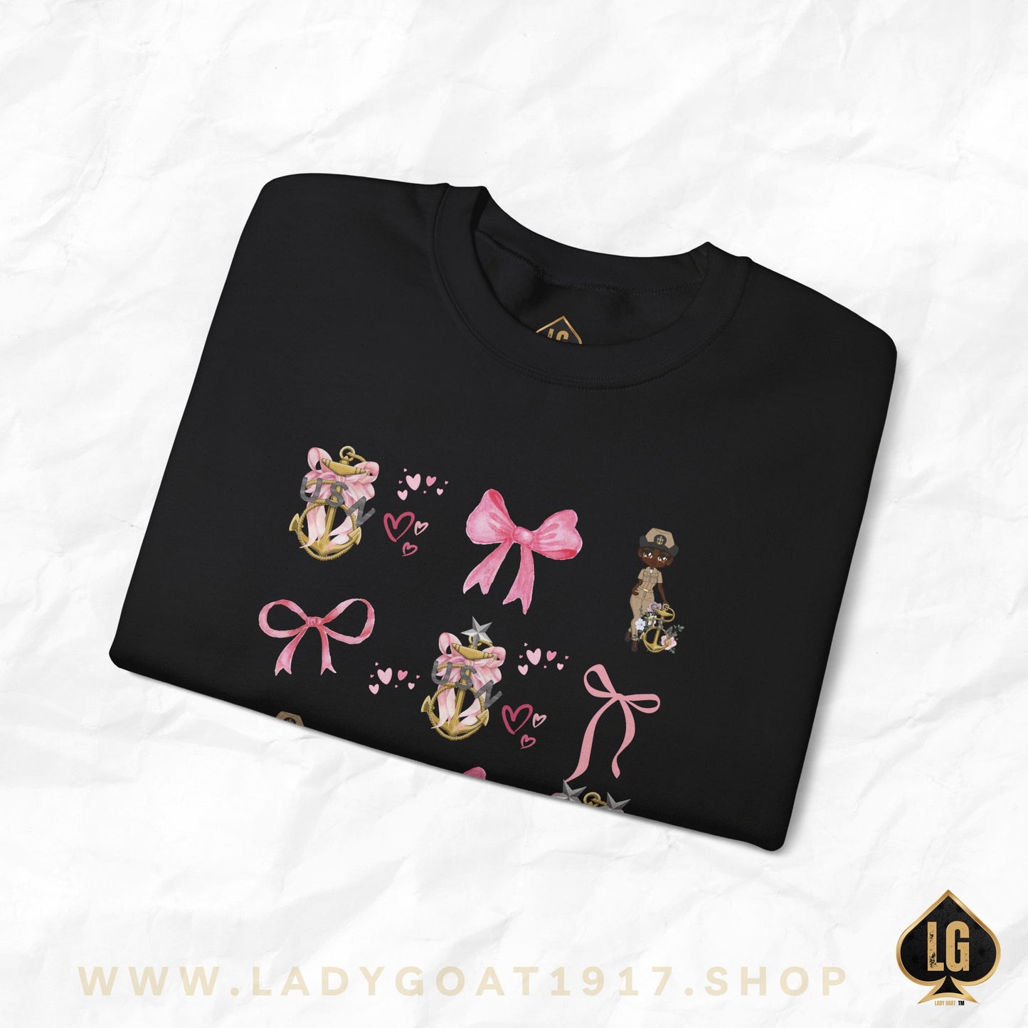 Lady Goat Coquette V3 Crewneck Sweater