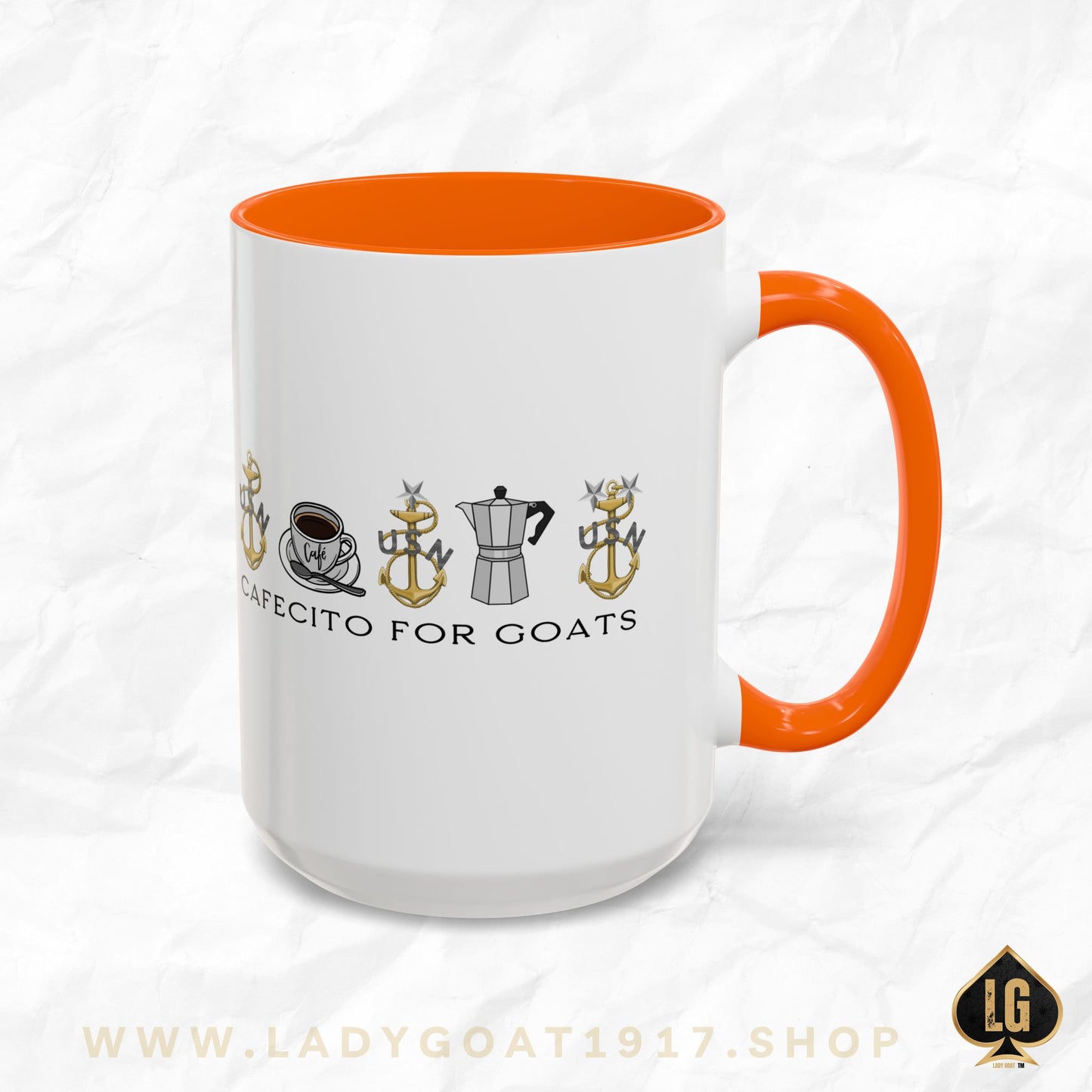 Vintage Cafecito for Goats Coffee Mug 15oz