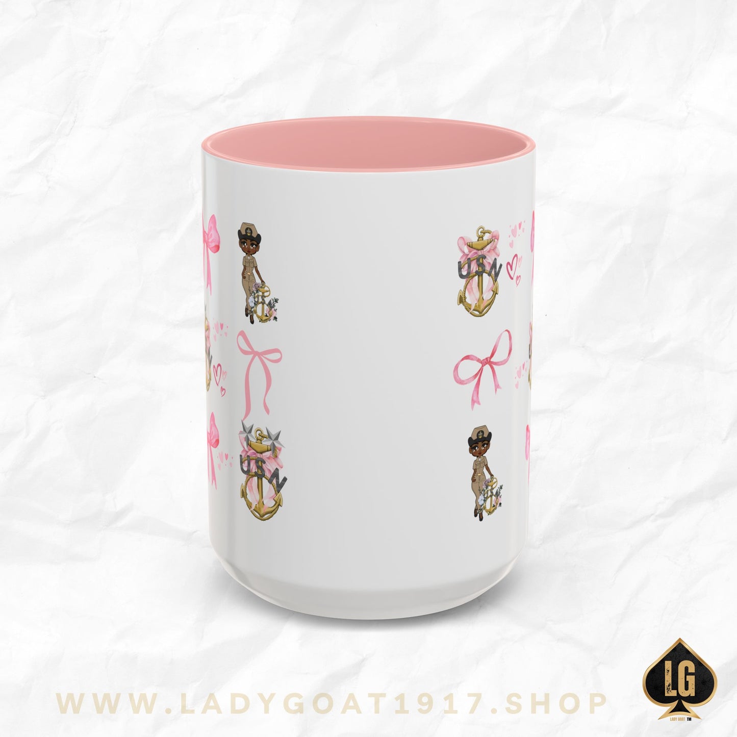 Lady Goat Coquette V4 Accent Coffee Mug 15oz