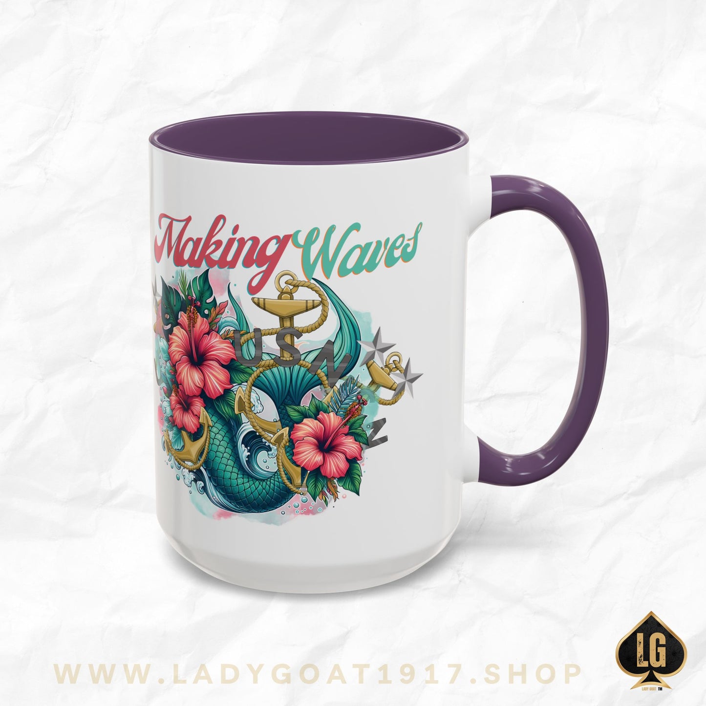 Making Waves Accent Coffee Mug 15oz