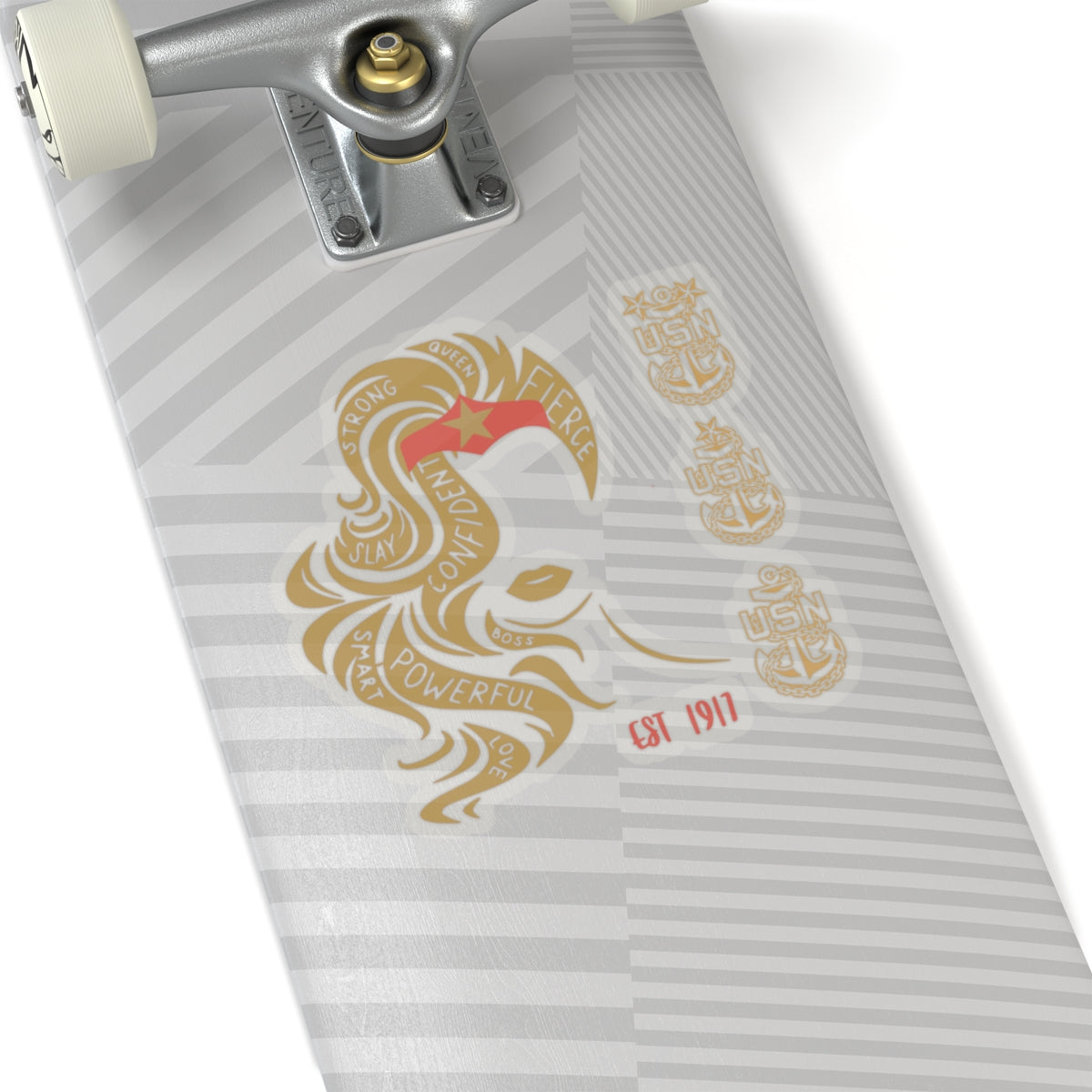 WW OG Long Hair Gold Sticker
