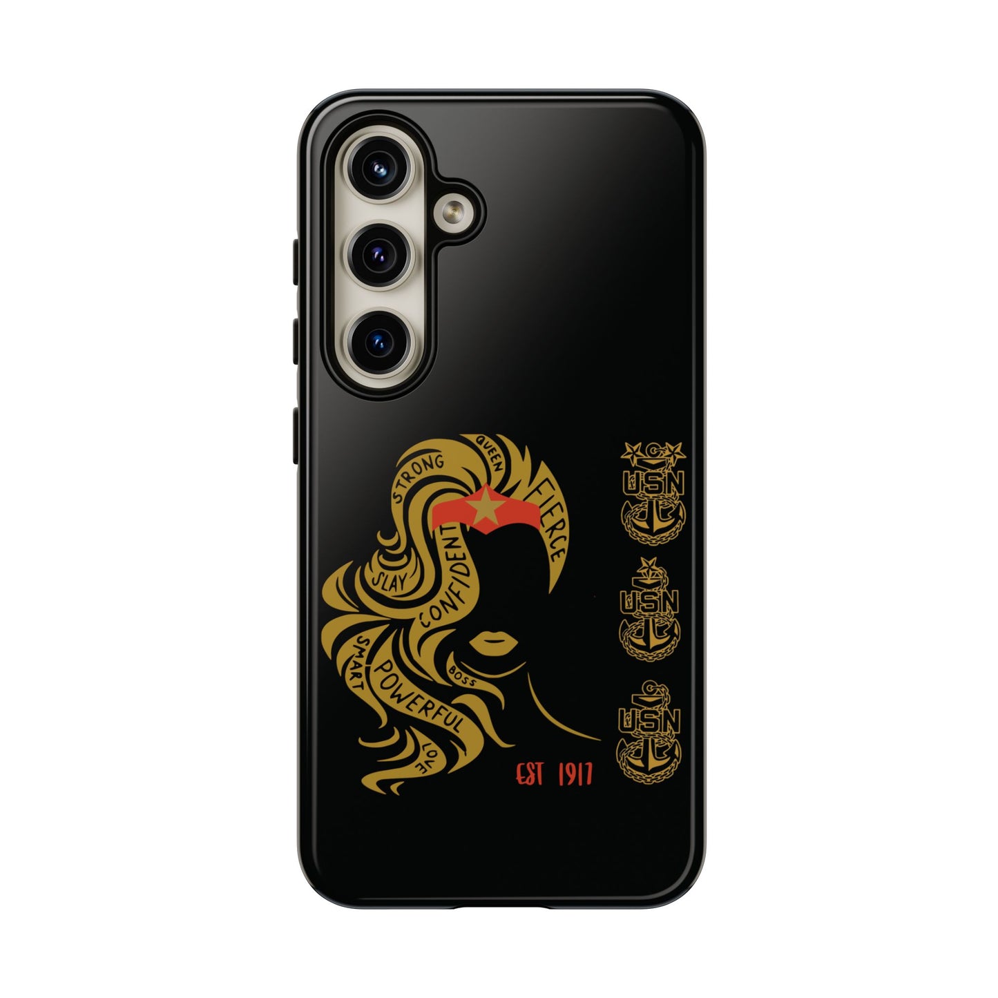 WW OG Long Hair Gold Phone Case