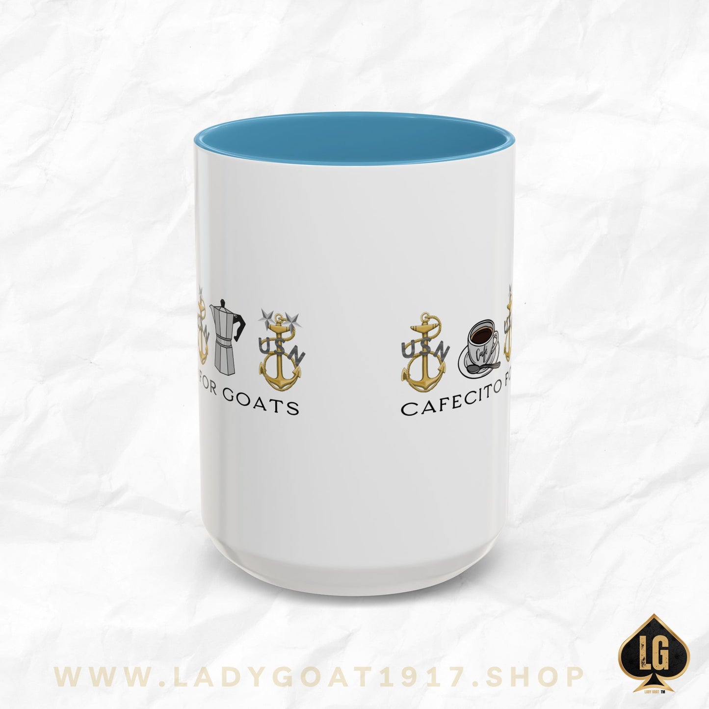 Vintage Cafecito for Goats Coffee Mug 15oz