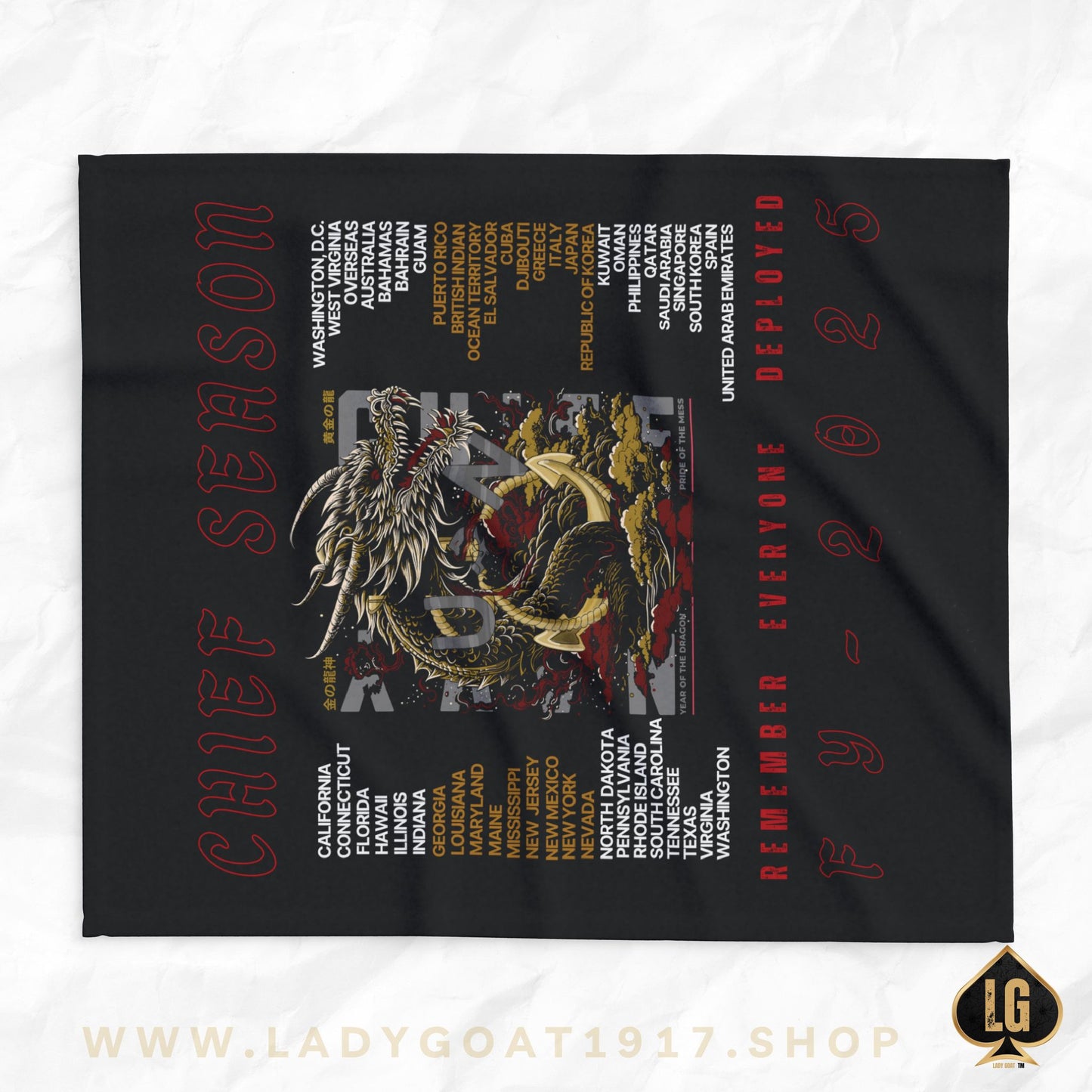 FY25 Year of the Dragon Fleece Blanket