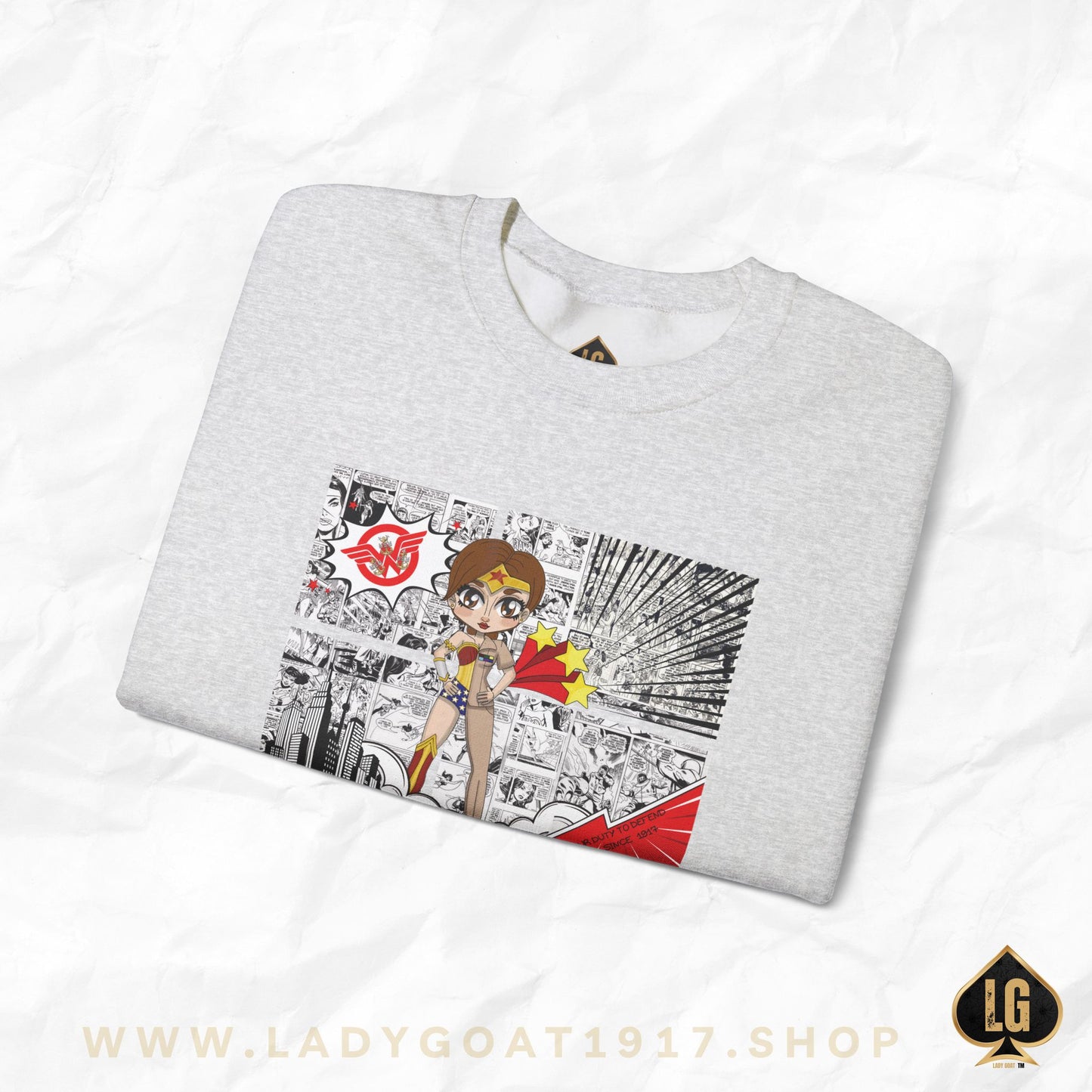 News Flash Comic V4 Crewneck Sweater