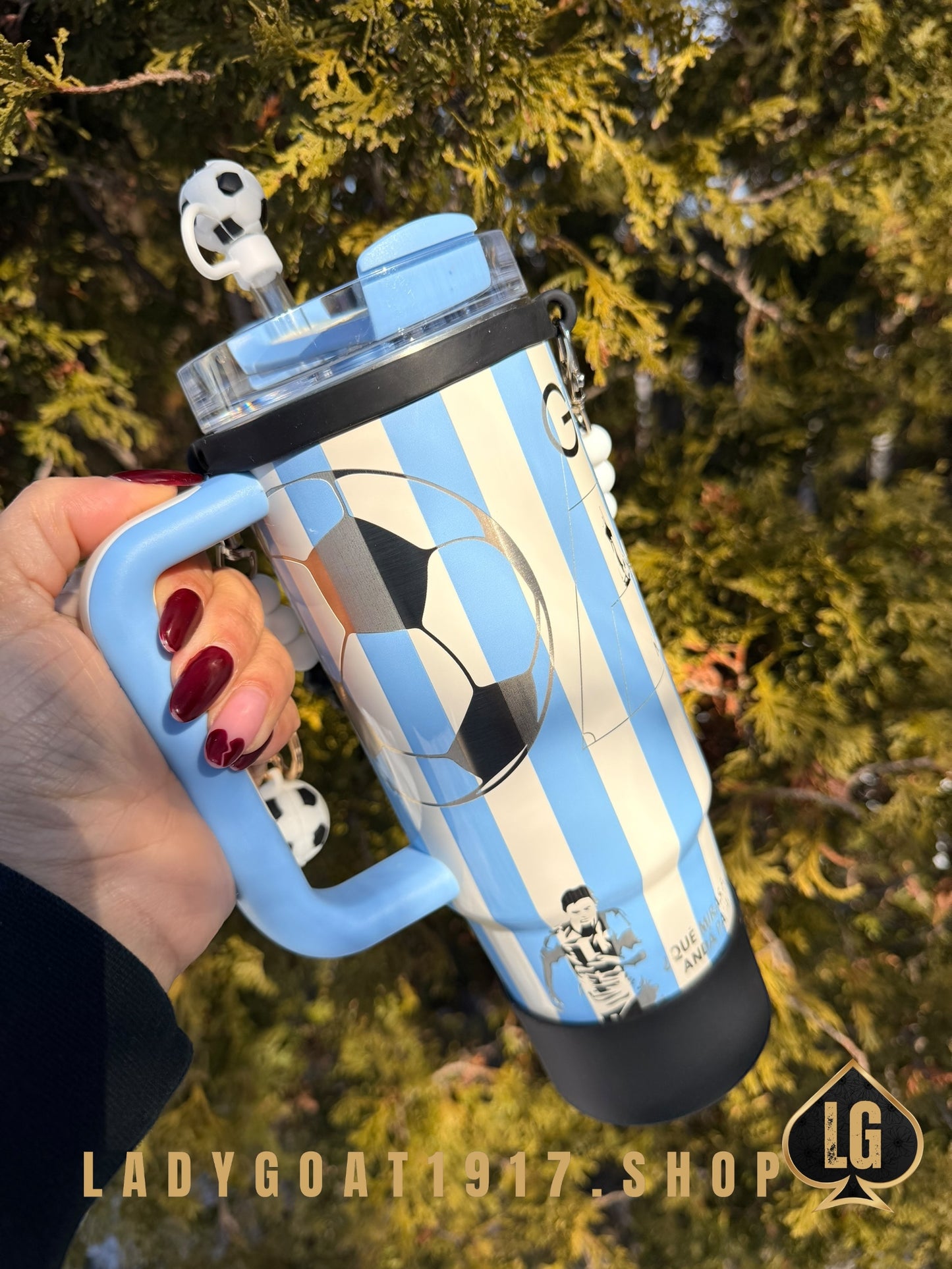 Fútbol GOAT 30 oz Tumbler