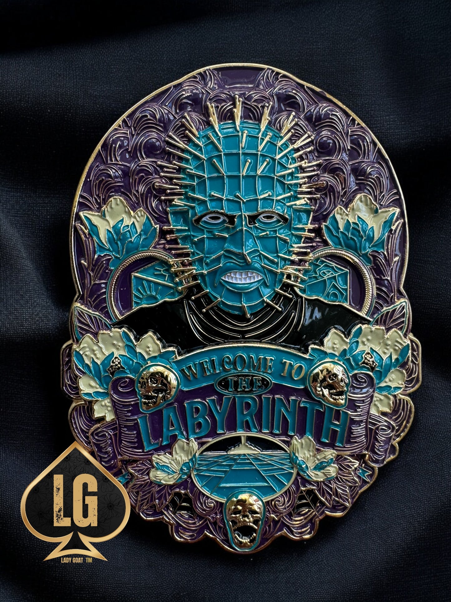 Hellraiser Horror Challenge Coin 22”