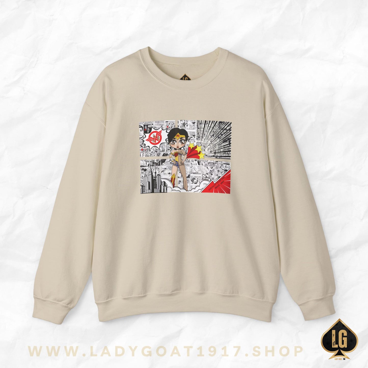 News Flash Comic V2 Crewneck Sweater