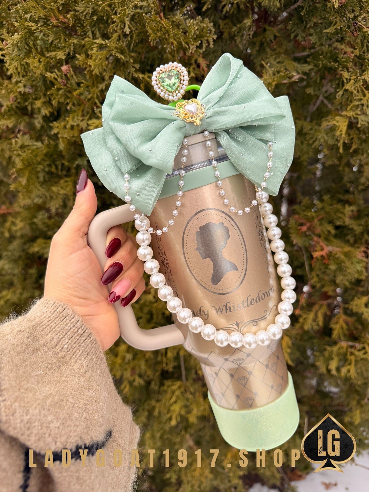 STANLEY Bridgerton 40 oz Tumbler W/ Accessories Penelope