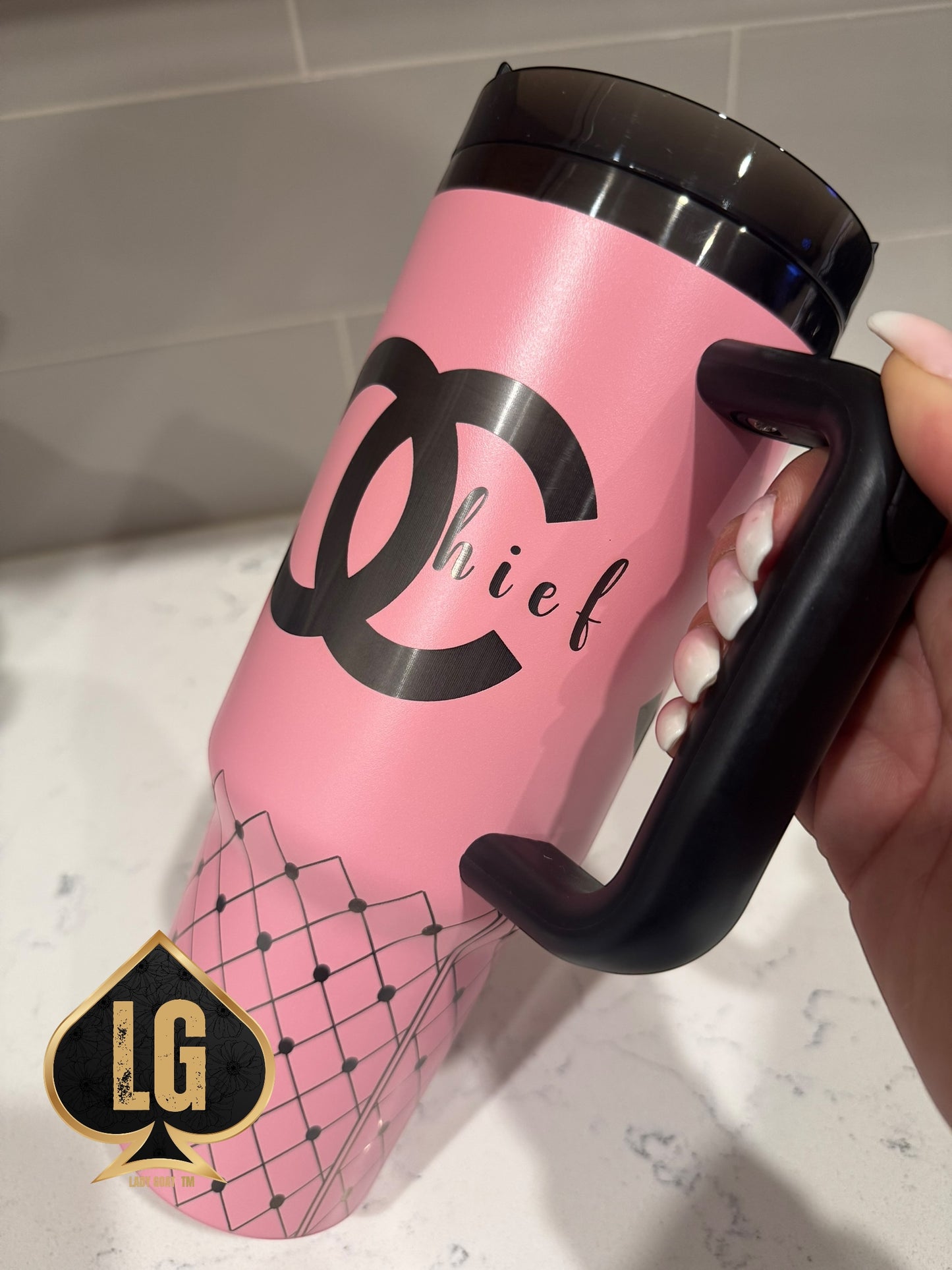 Chick Chief P!NK 40 oz Tumbler Limited