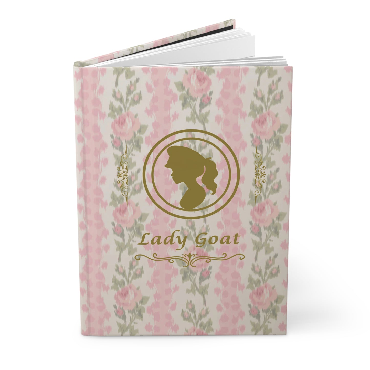 LADYGOATFANCY V1  Hardcover Journal Matte