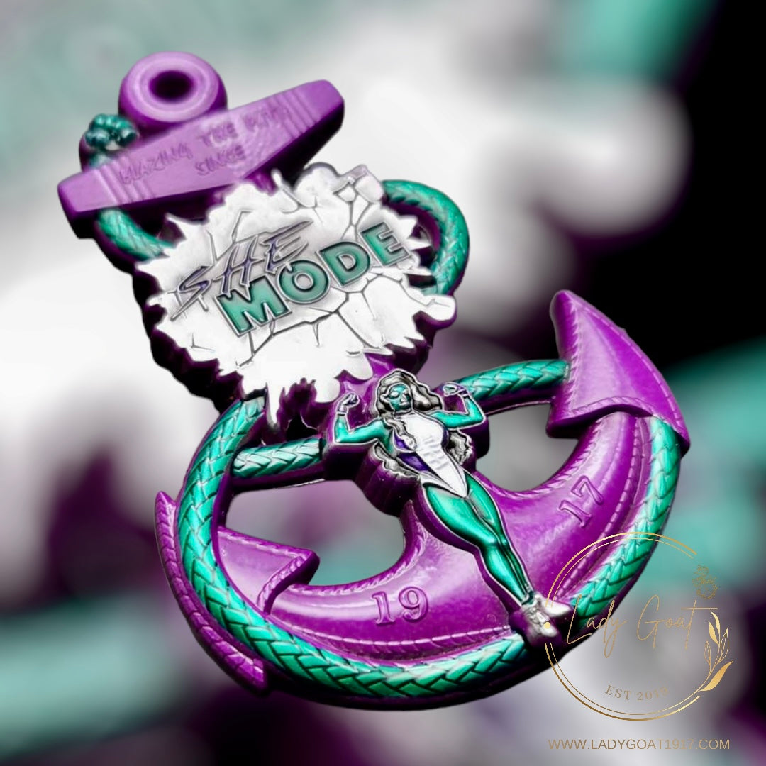 She Mode 💚👊🏽💜 Coin