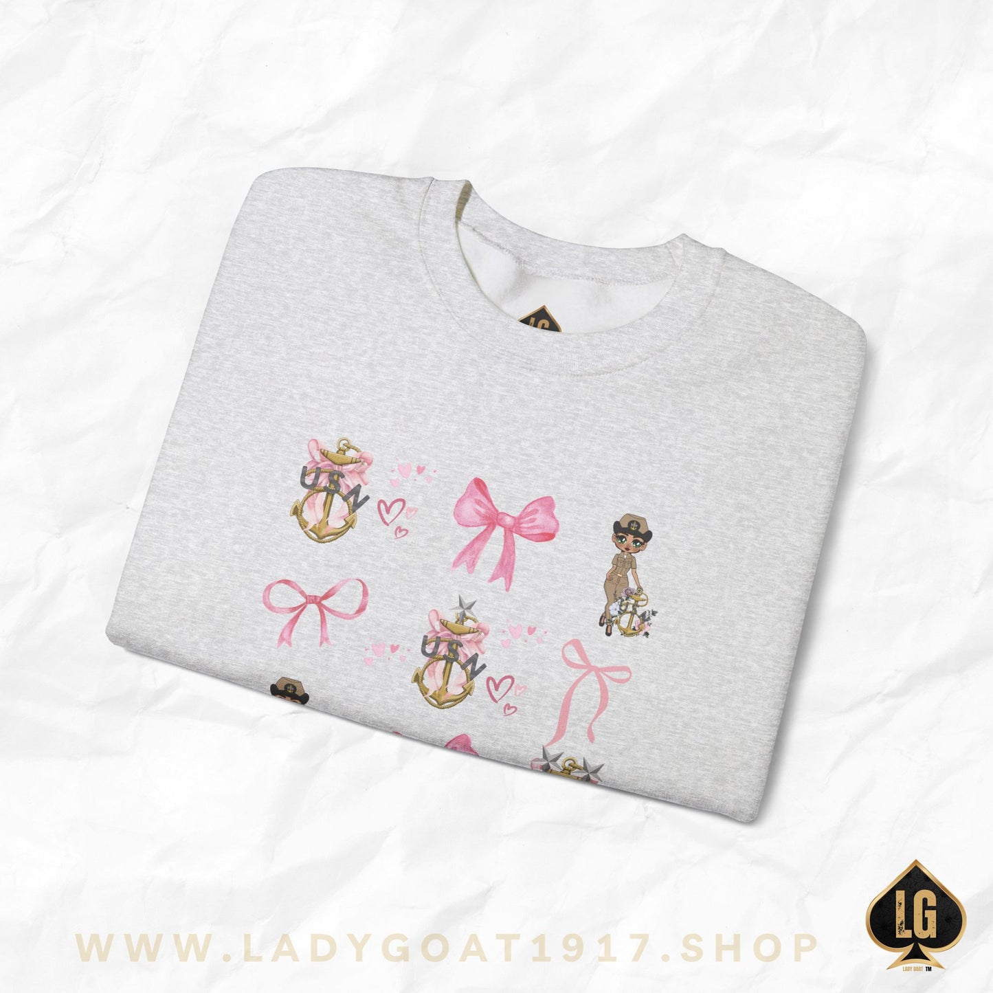 Lady Goat Coquette V6 Crewneck Sweater