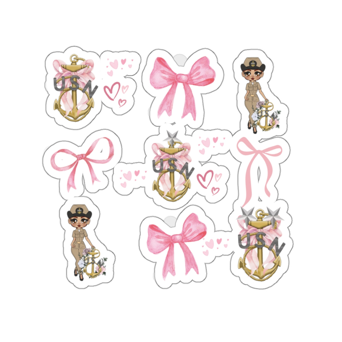 Lady Goat Coquette V8 Stickers