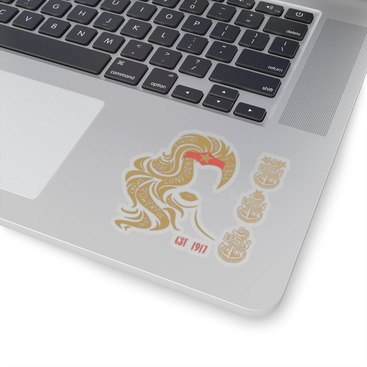 WW OG Long Hair Gold Sticker