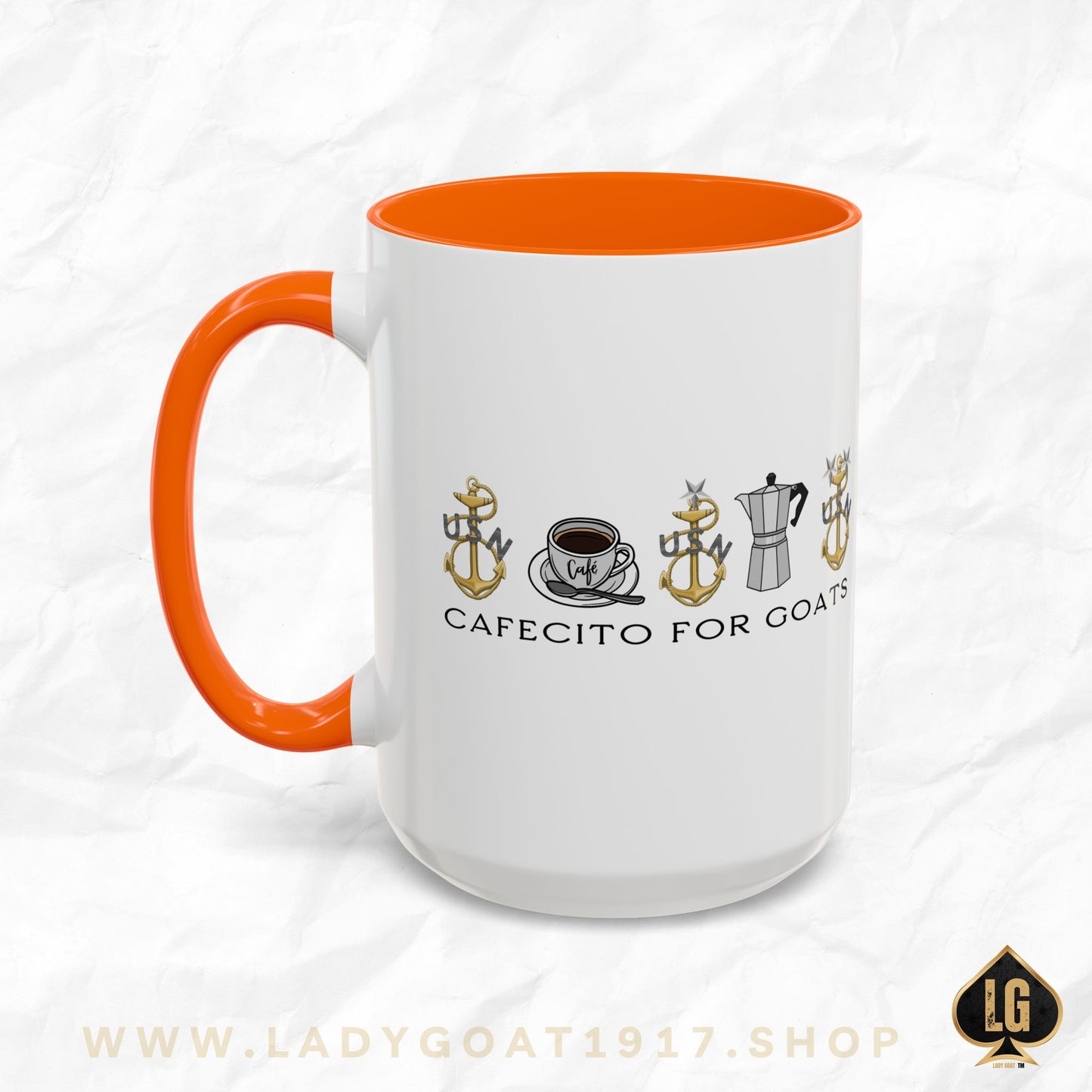 Vintage Cafecito for Goats Coffee Mug 15oz