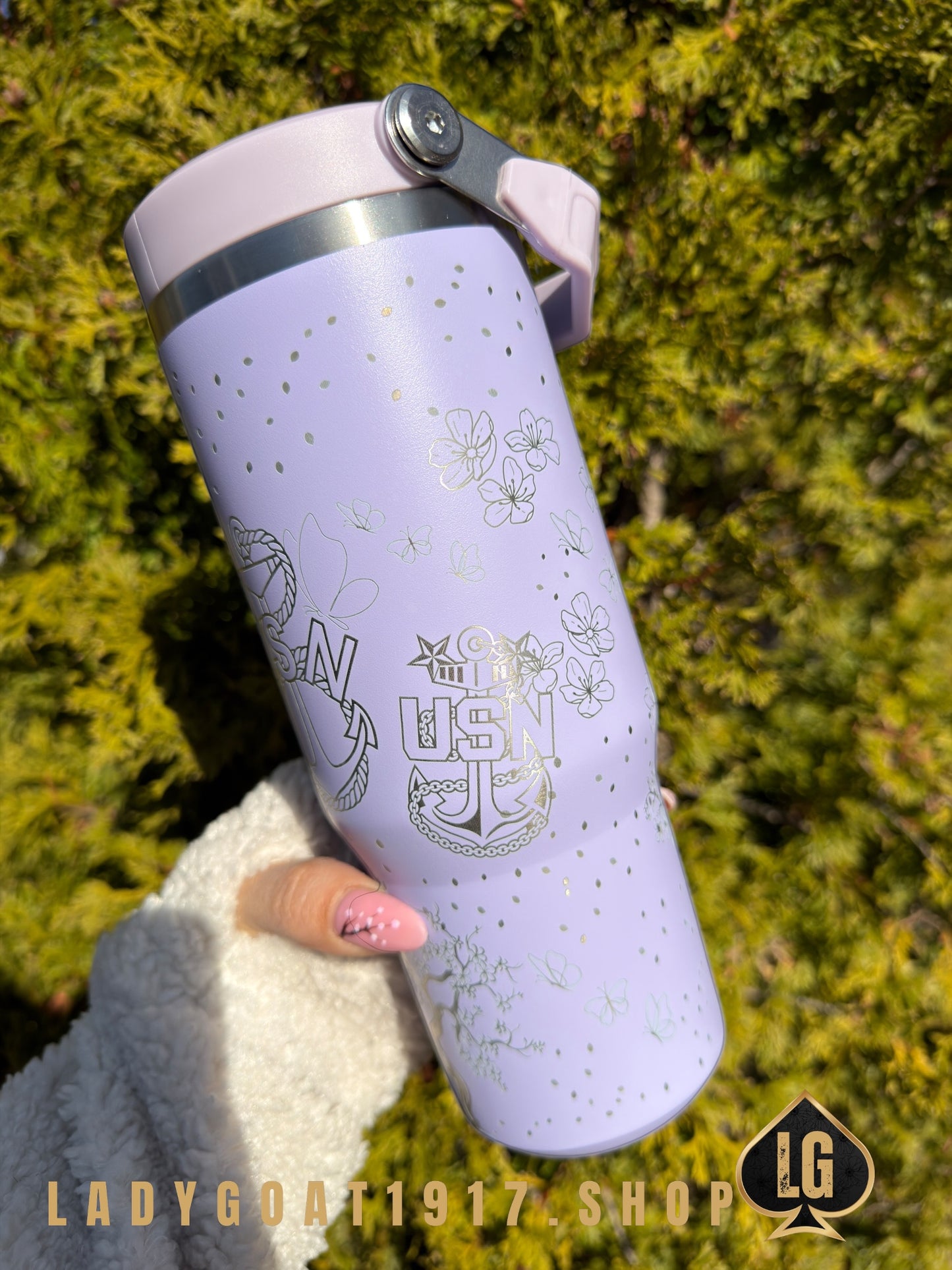 Blossom Water Bottle 30oz Tumbler