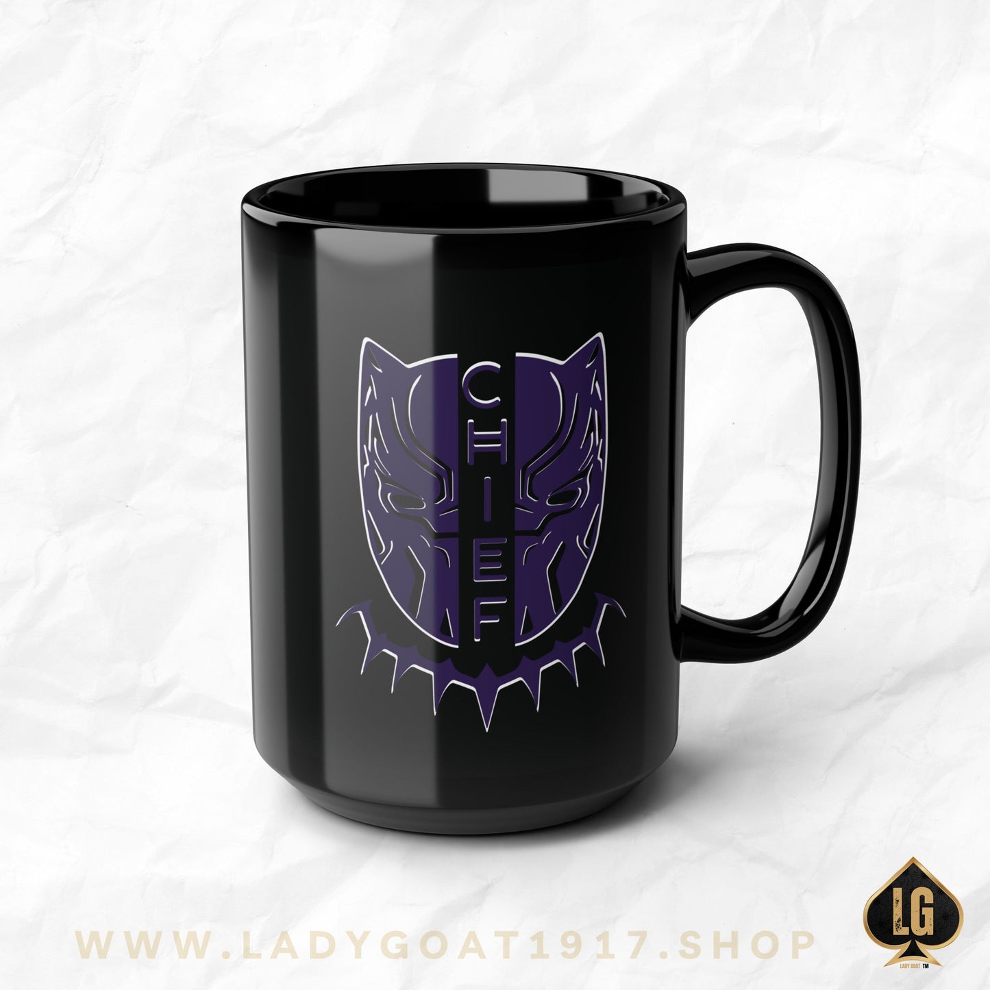 Chief Forever Black Mug