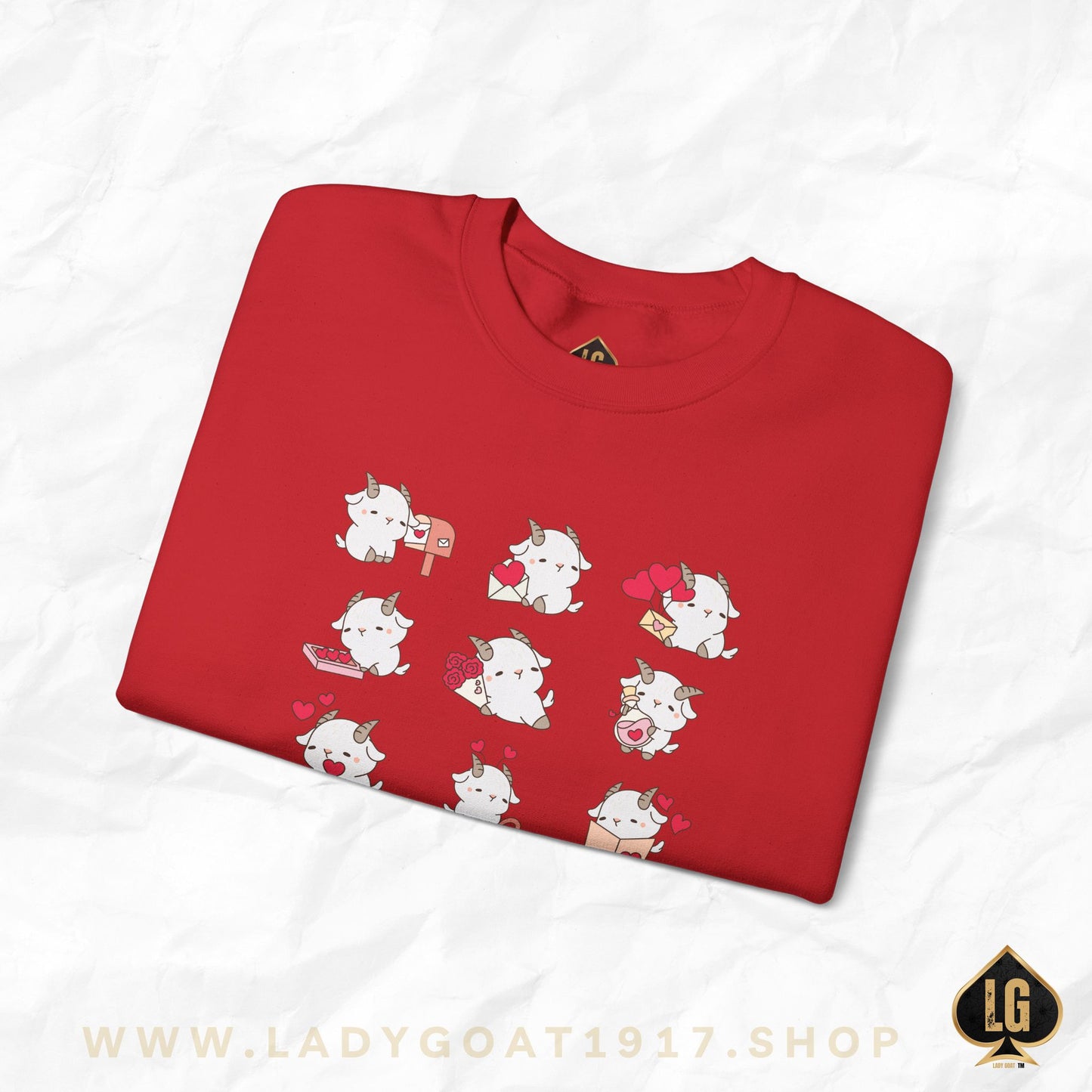 Hello Goat Valentine Crewneck Sweater