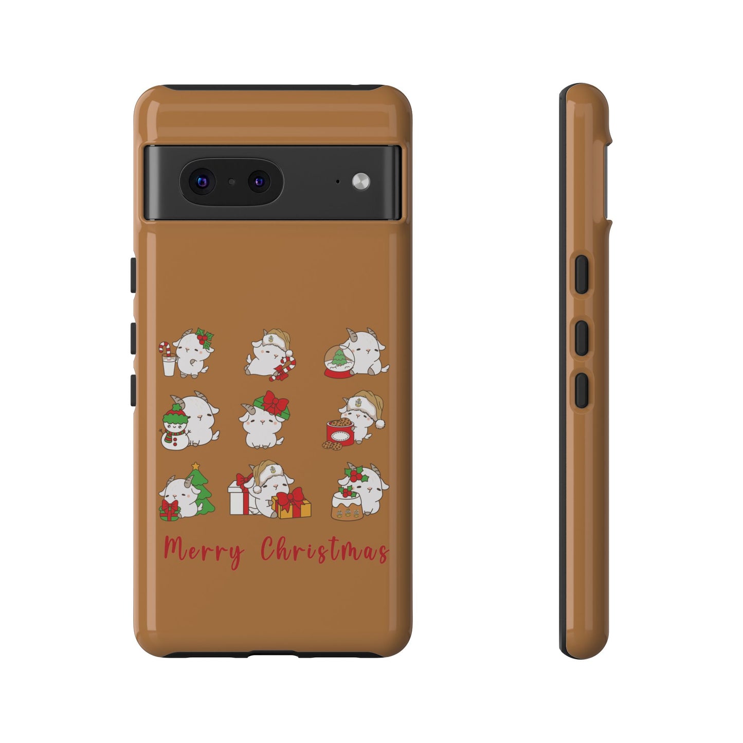 Hello Goat Christmas V1 Tough Phone Case